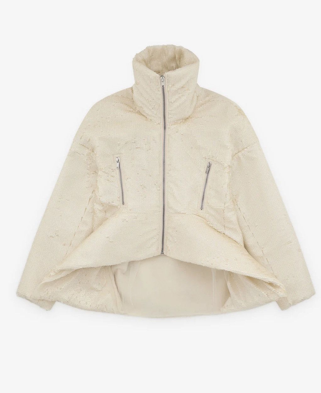 Rick Owens RICK OWENS Draculimo Embroidered Jacket Milk Size M / US 6-8 / IT 42-44 - 1 Thumbnail