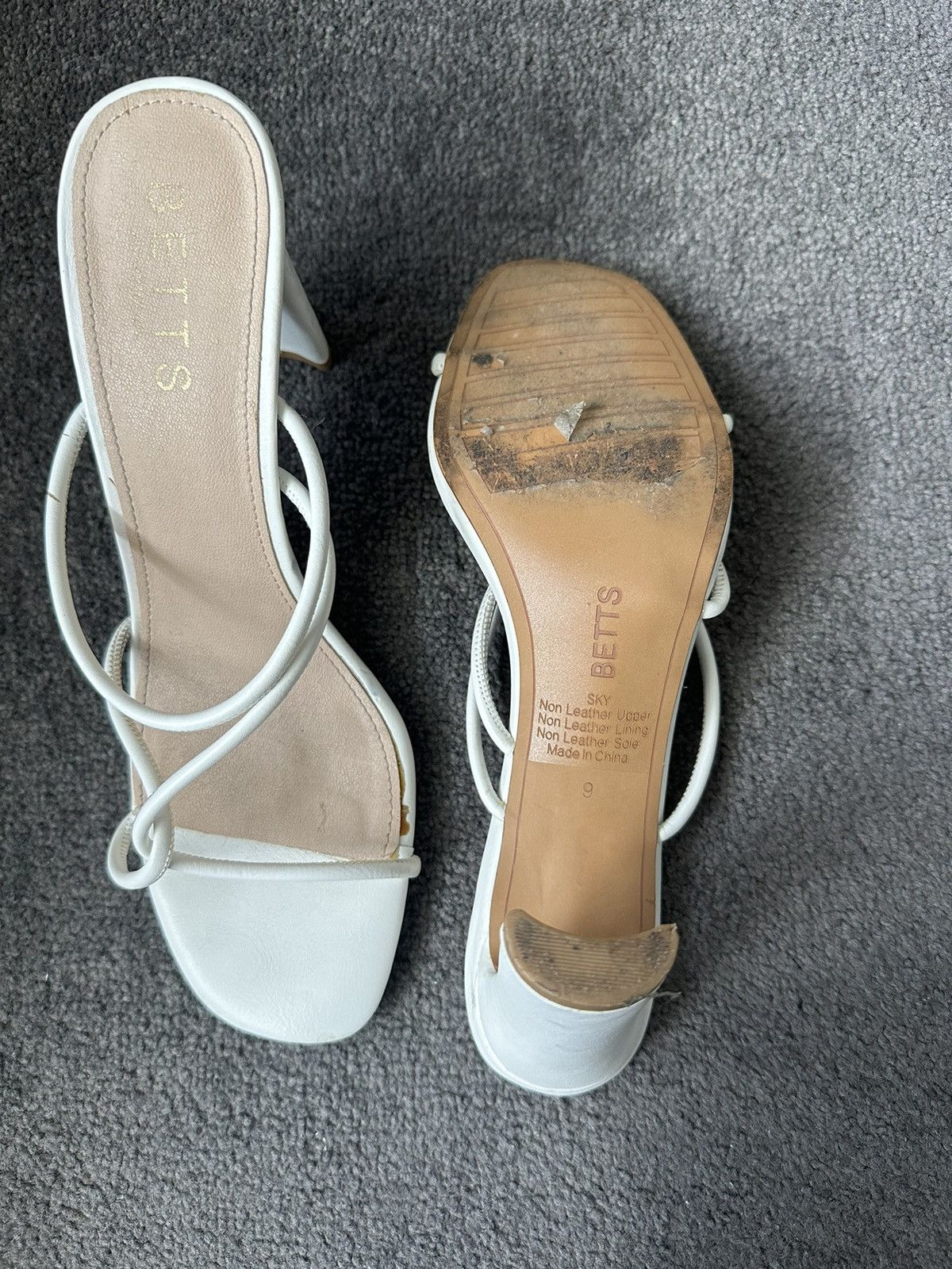 Other NOVO White Heels Size US 9 / IT 39 - 3 Thumbnail