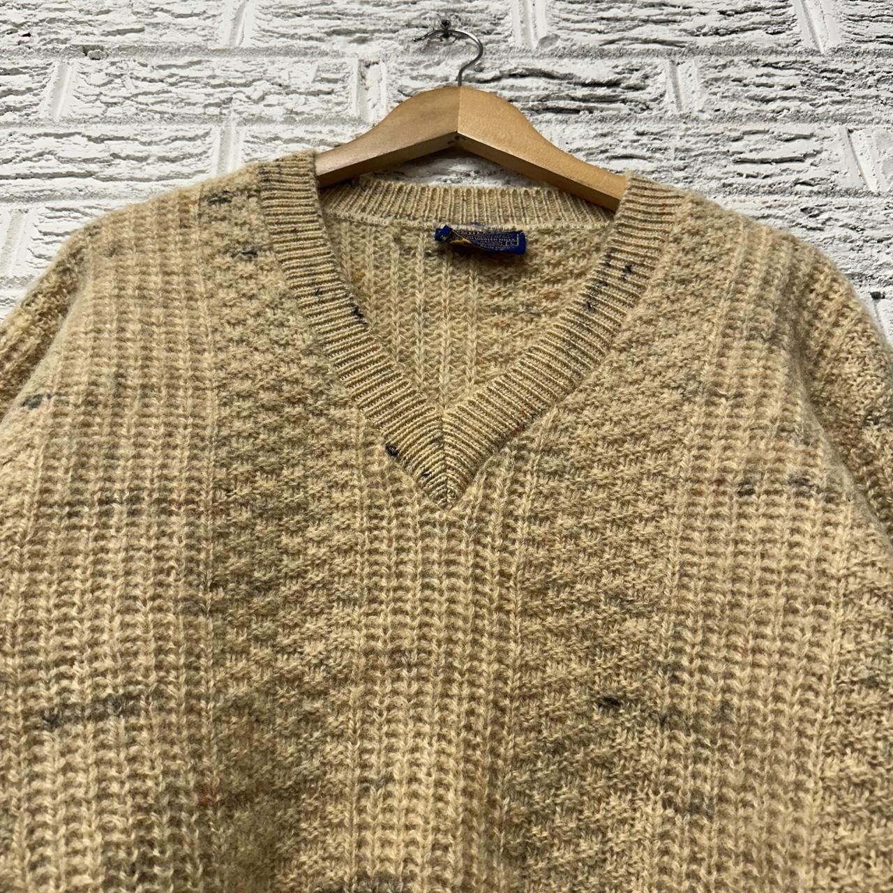 Pendleton Vintage Pendleton 100% Virgin Wool Tan Sweater Large Size US L / EU 52-54 / 3 - 1 Thumbnail
