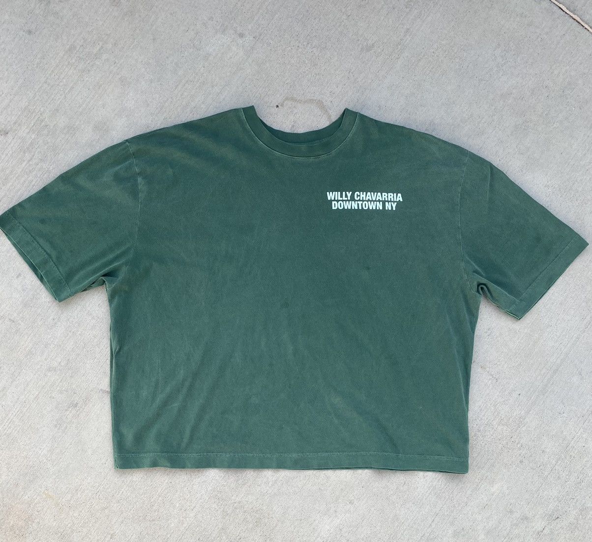 Willy Chavarria Willy Chavarria Green Tee | Grailed