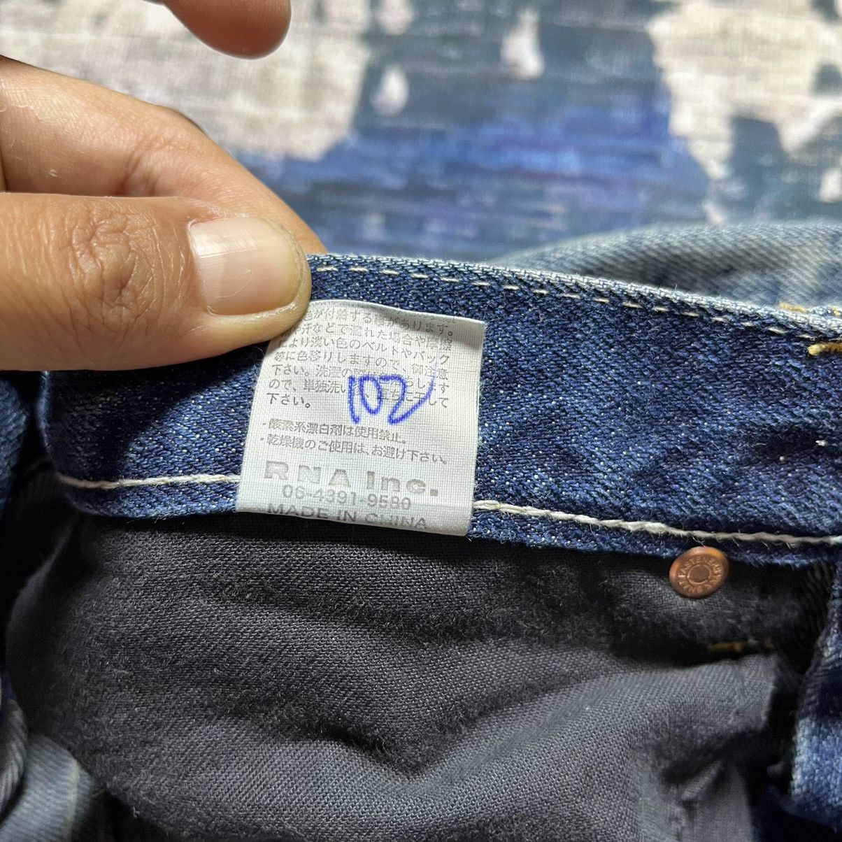 Hysteric Glamour × Japanese Brand RNA INC Hysteric Glamour inspired Patchwork Jeans Size US 31 - 14 Thumbnail