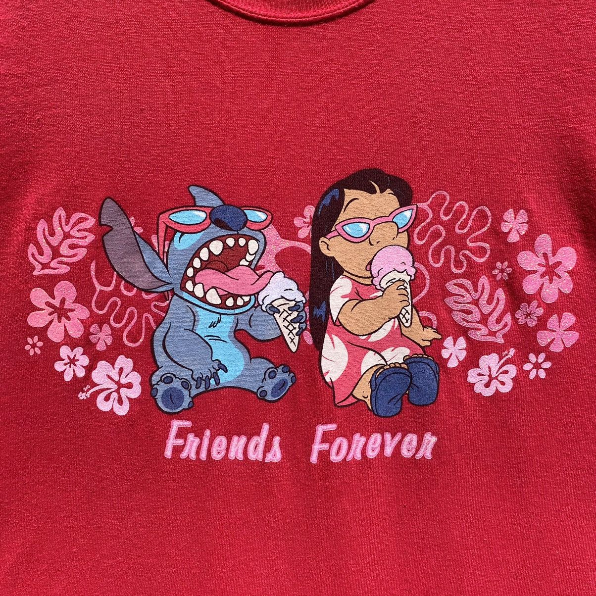 Disney 2000s Vintage lilo & Stich Disney Friends Forever Shirt Size US M / EU 48-50 / 2 - 8 Thumbnail