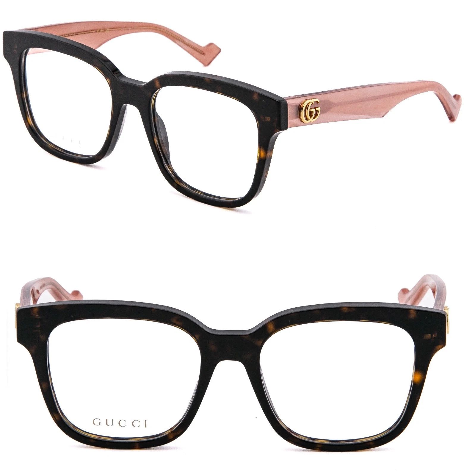 Gucci GUCCI GG0958O 0958 Pink GG Classic Unisex Eyeglasses 014 Size ONE SIZE - 1 Thumbnail