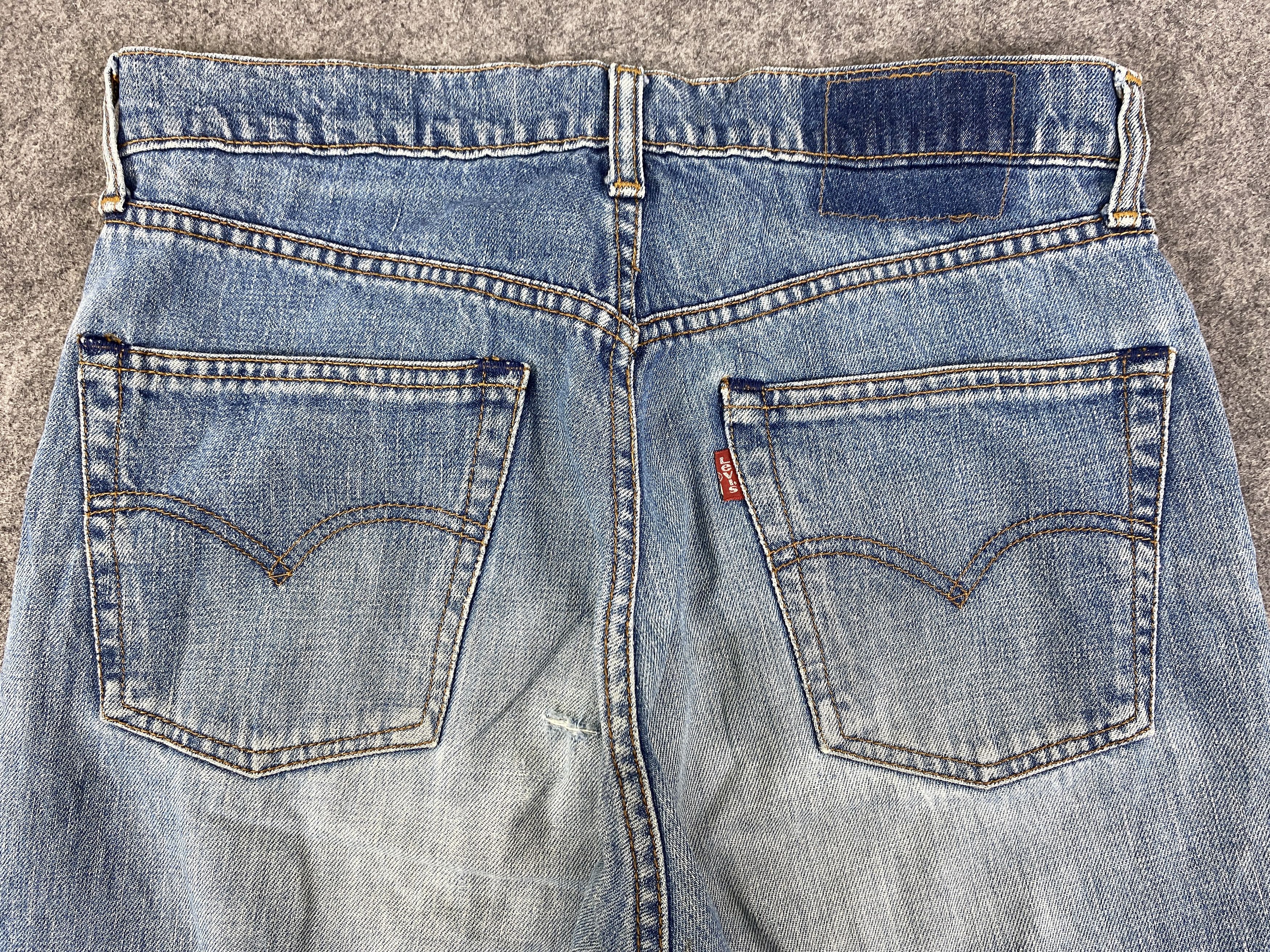 Levi's Faded Blue Vintage Levi's Denim Jeans 31x33.5 - JN3321 Size US 31 - 4 Thumbnail