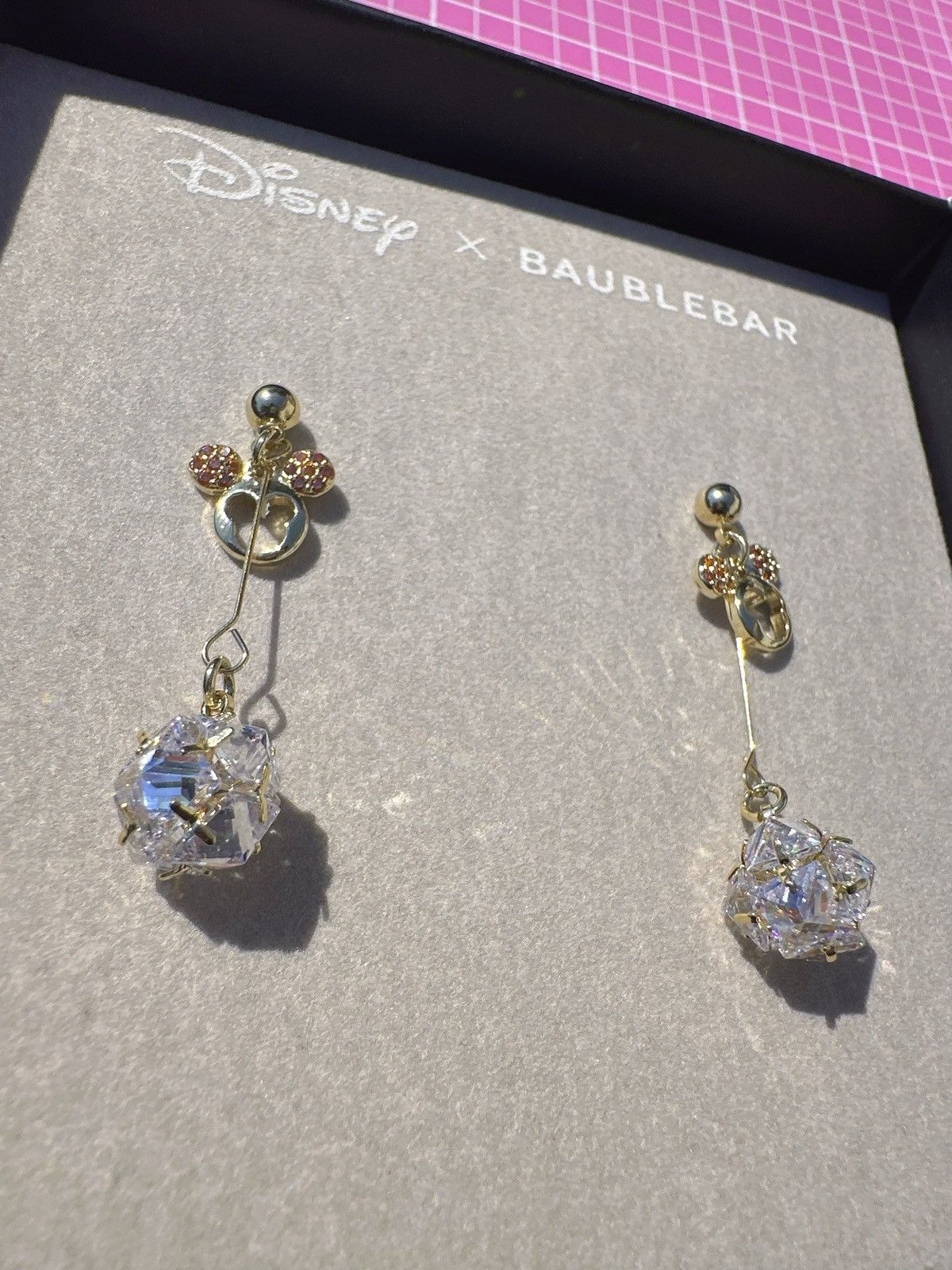 Designer Disney X BAUBLEBAR gold tone diamonds paved Mickey Mouse Size ONE SIZE - 4 Thumbnail