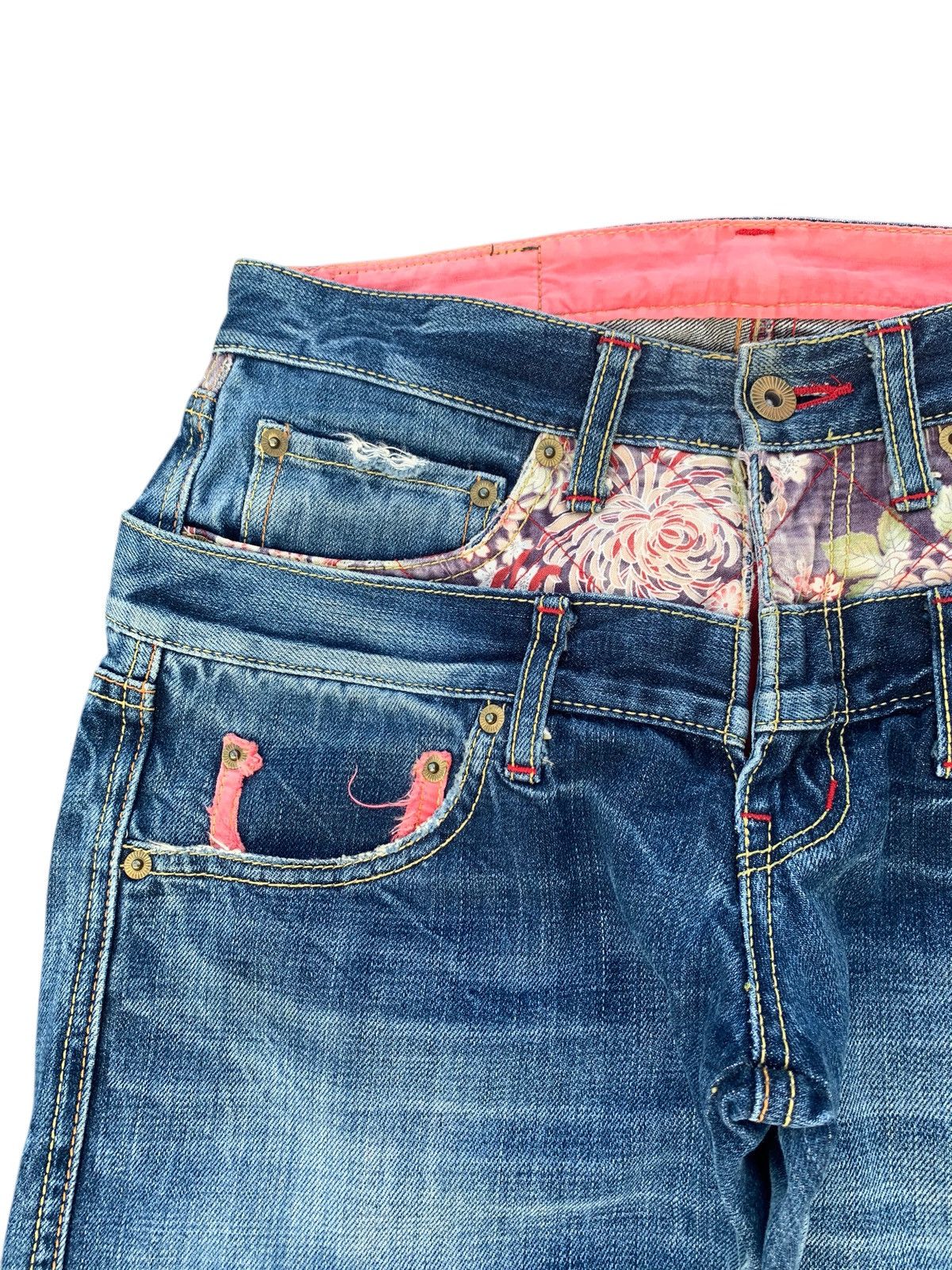 Eternal DOUBLE WAIST ETERNAL JAPANESE TRADITIONAL DESIGN DENIM Size US 29 - 9 Thumbnail