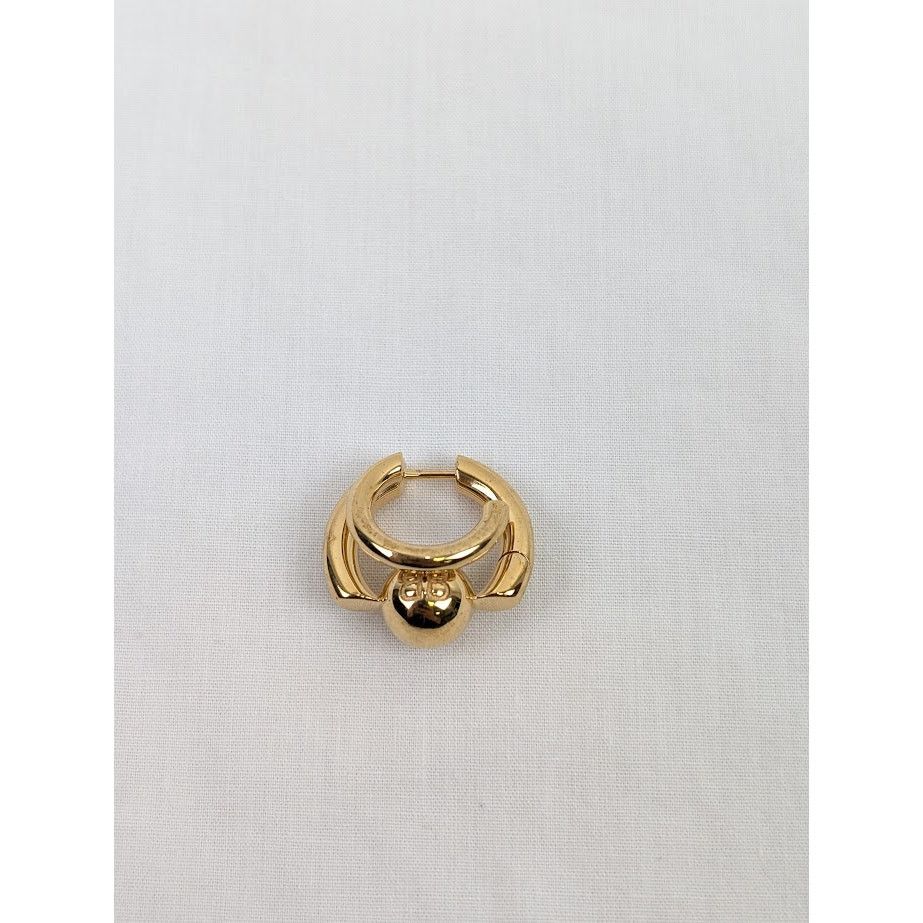 Balenciaga o1rshd1 Size: OS / Double B Ring in Gold Size ONE SIZE - 3 Thumbnail