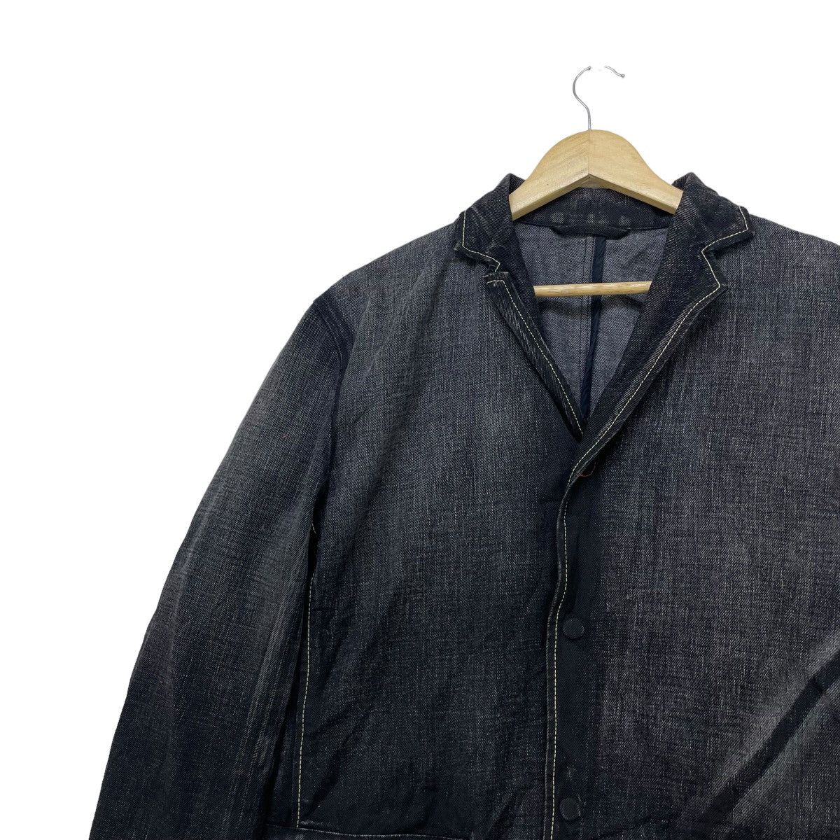Levi's Levis Denim Worker Style Faded Jacket Size US M / EU 48-50 / 2 - 4 Thumbnail