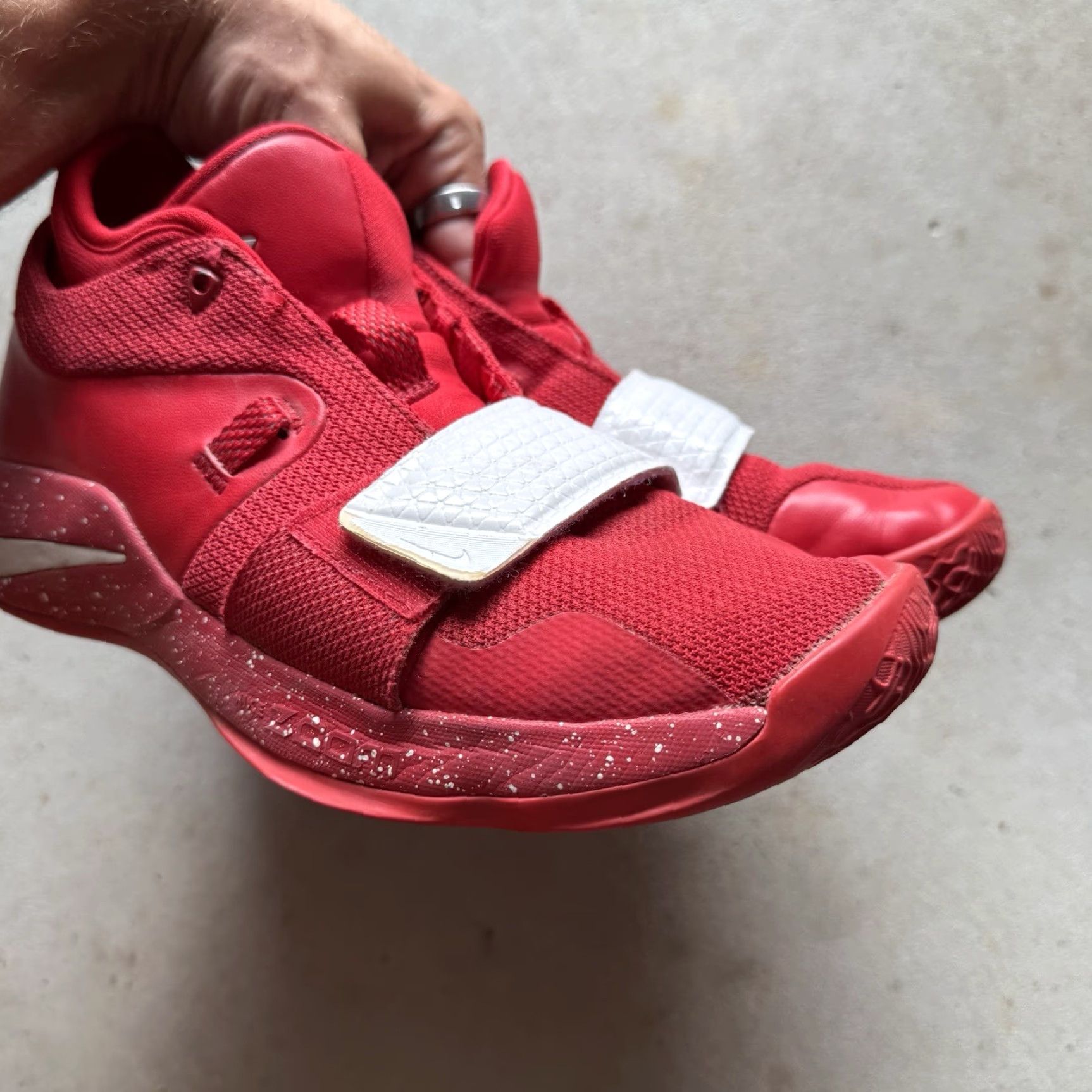 Nike Nike PG 2.5 TB University Red White Paul George BQ 8454-600 Mens Size 8.5 Sneaker Red 2018 Mens Size US 8 / EU 41 - 3 Thumbnail