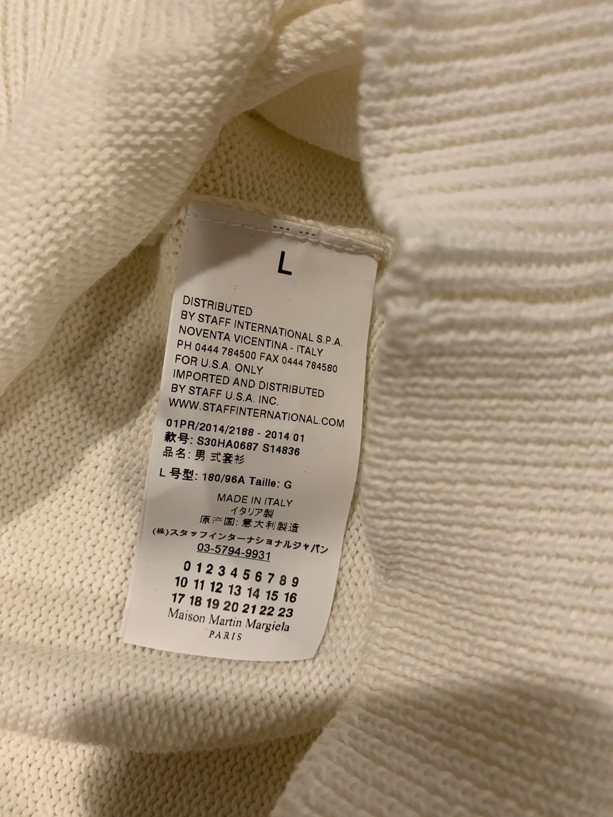 Maison Margiela Madison Margiela Mens Distressed knit Sweater Size US L / EU 52-54 / 3 - 3 Thumbnail