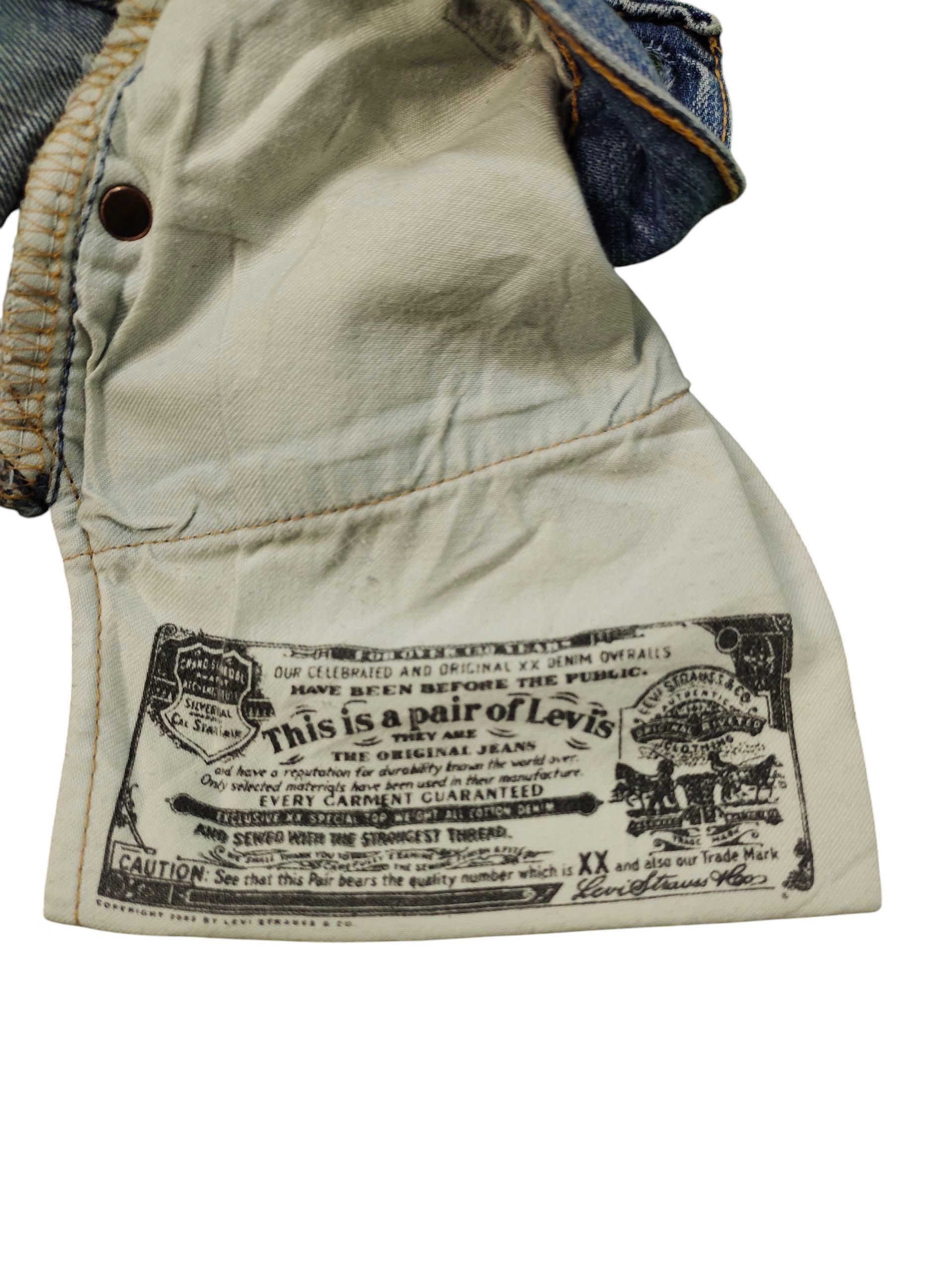 Levi's Vintage Levis 501 Clawmark Distress Jeans Hedi Slimane Size US 30 / EU 46 - 12 Thumbnail