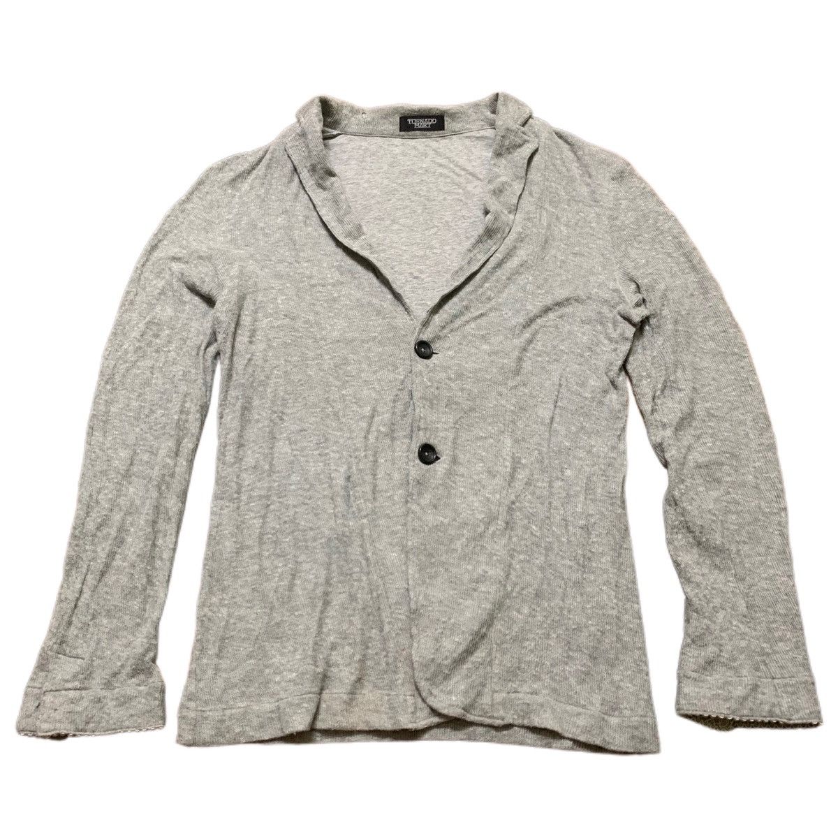 image of Le Grande Bleu L G B x Tornado Mart Grunge Style Cardigan/light Wool Jacket Tornado Mart Japan in G