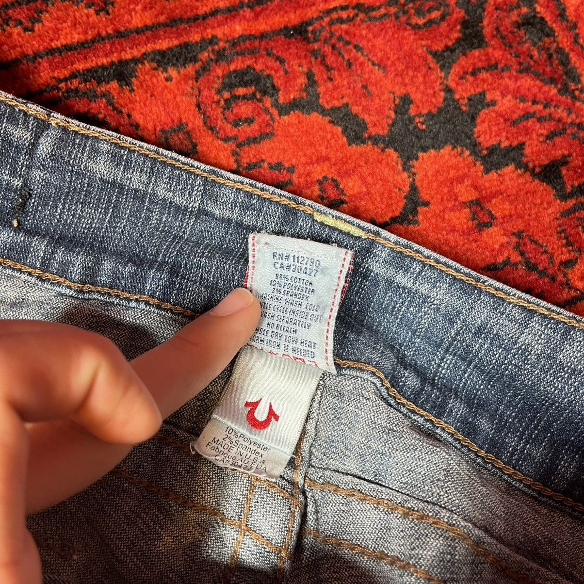 True Religion True Religion Brand Jeans Vintage Y2K Flared Bootcut Denim Size 29" - 12 Thumbnail