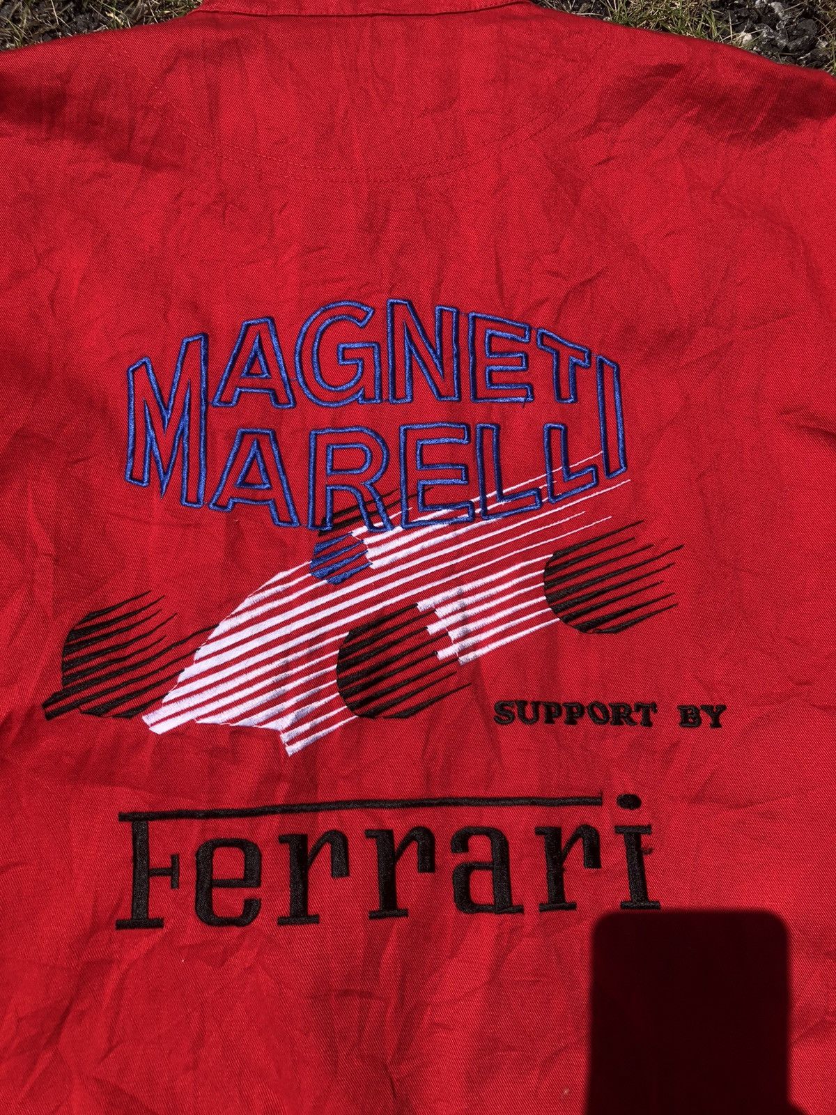Ferrari Vintage 90s MAGNETI MARELLI F-1 Racing World Grand Prix Team Size US XL / EU 56 / 4 - 10 Thumbnail