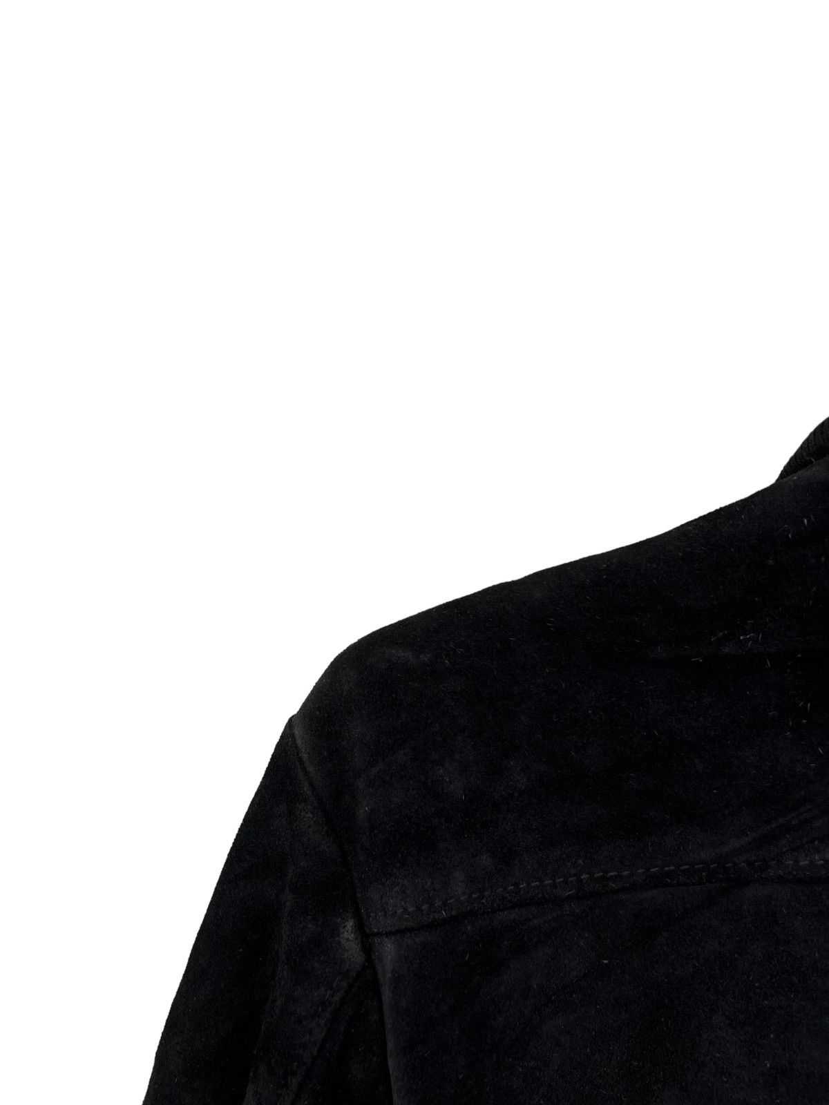 Schott 80s Schott N.Y.C. Patina Black Suede Leather Bomber Jacket Size US M / EU 48-50 / 2 - 11 Thumbnail