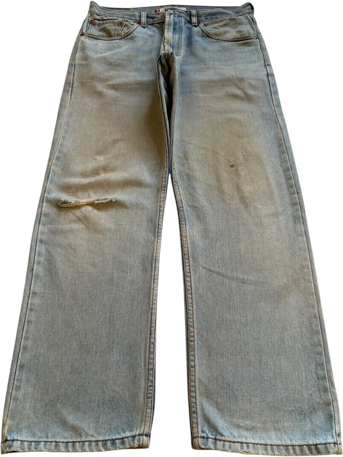 Levi's Vintage 90s Levis 505 Mud Wash Distressed Loose Baggy Jeans Size US 34 / EU 50 - 1 Thumbnail
