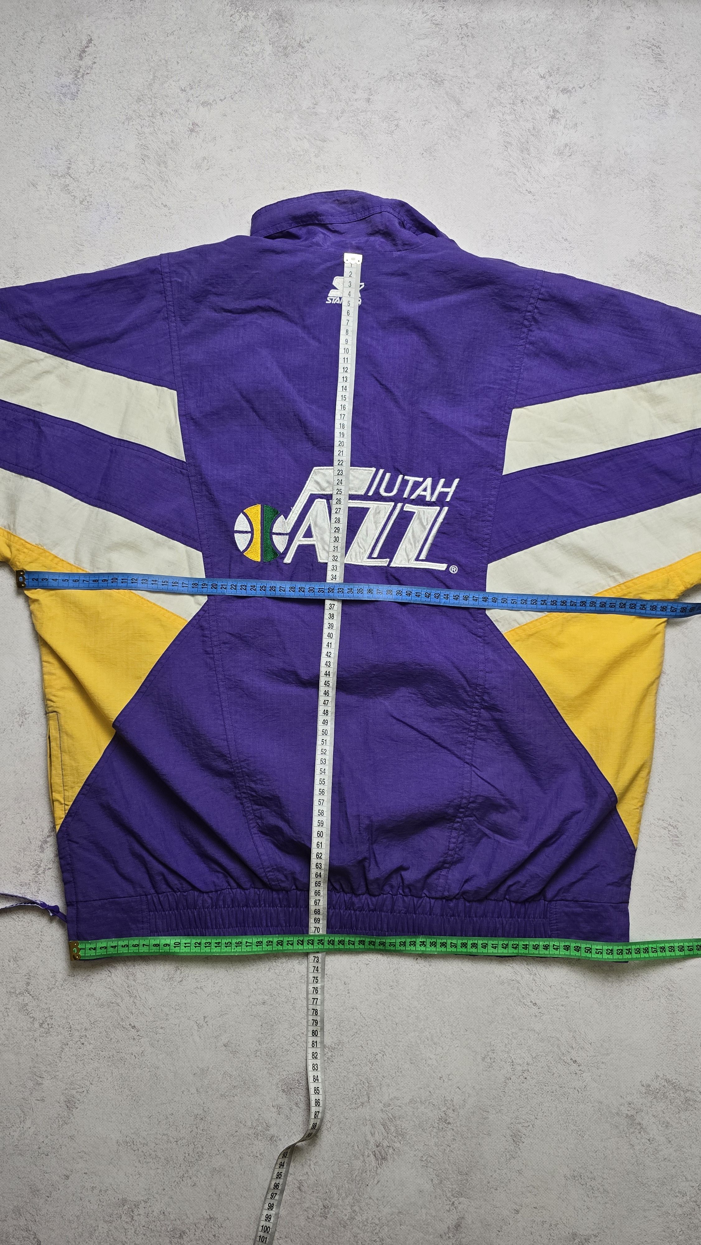 Starter Vintage Utah Jazz Jacket Men's Large Purple Yellow Starter Size US L / EU 52-54 / 3 - 4 Thumbnail