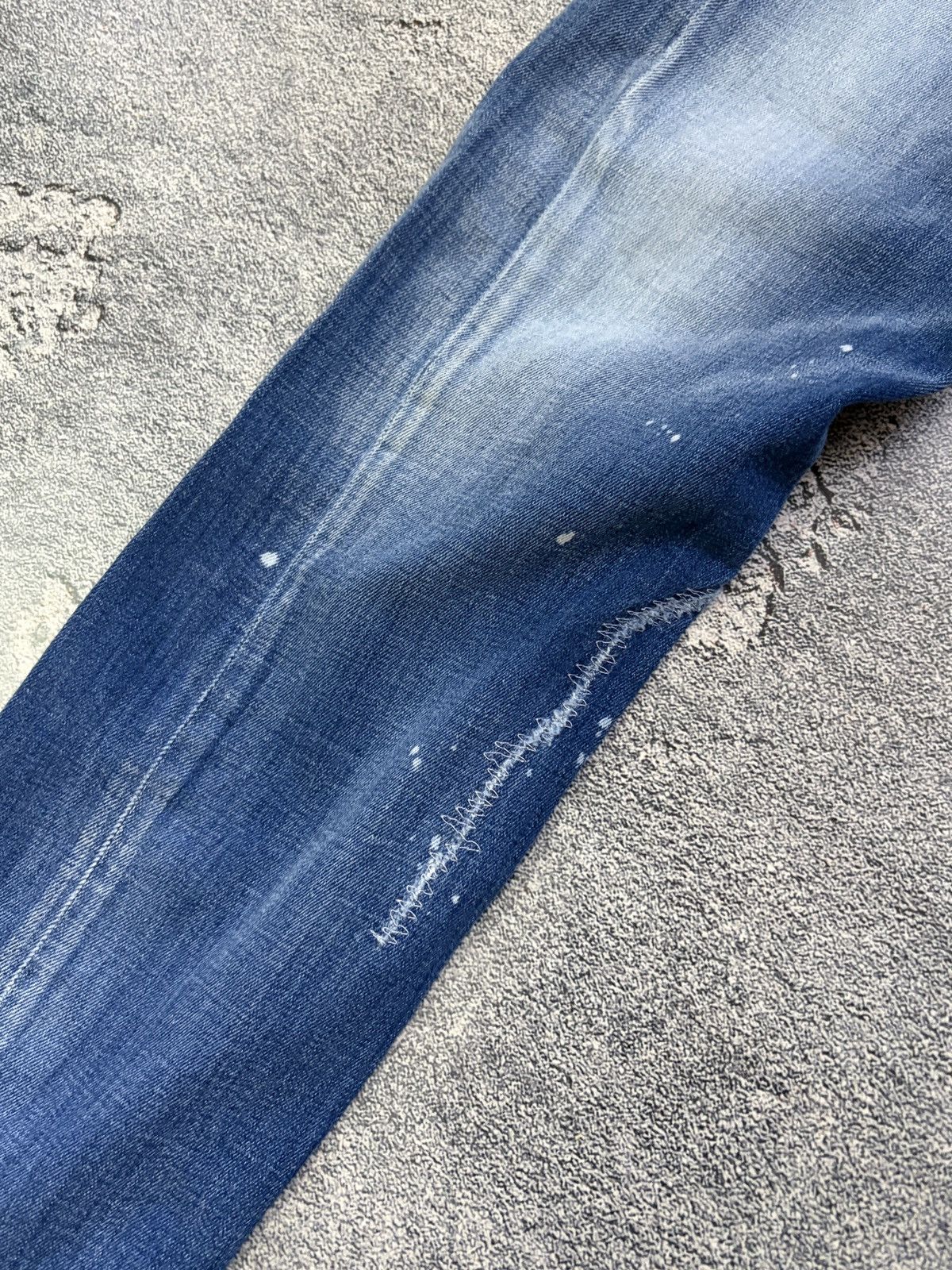 Dsquared2 DSQUARED2 Archive Distressed Patchwork Paint Blue Jeans 48 Size US 32 / EU 48 - 16 Thumbnail