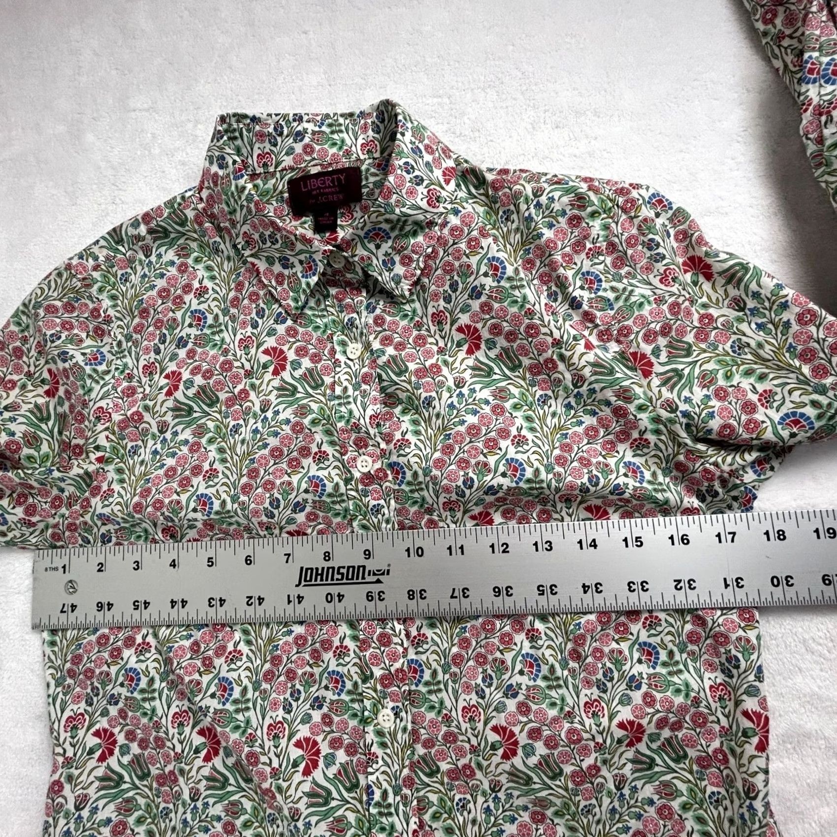 J.Crew Liberty Art Fabrics For J.Crew Womens Floral Long Sleeve Button-Up Shirt Size 4 Size S / US 4 / IT 40 - 7 Thumbnail