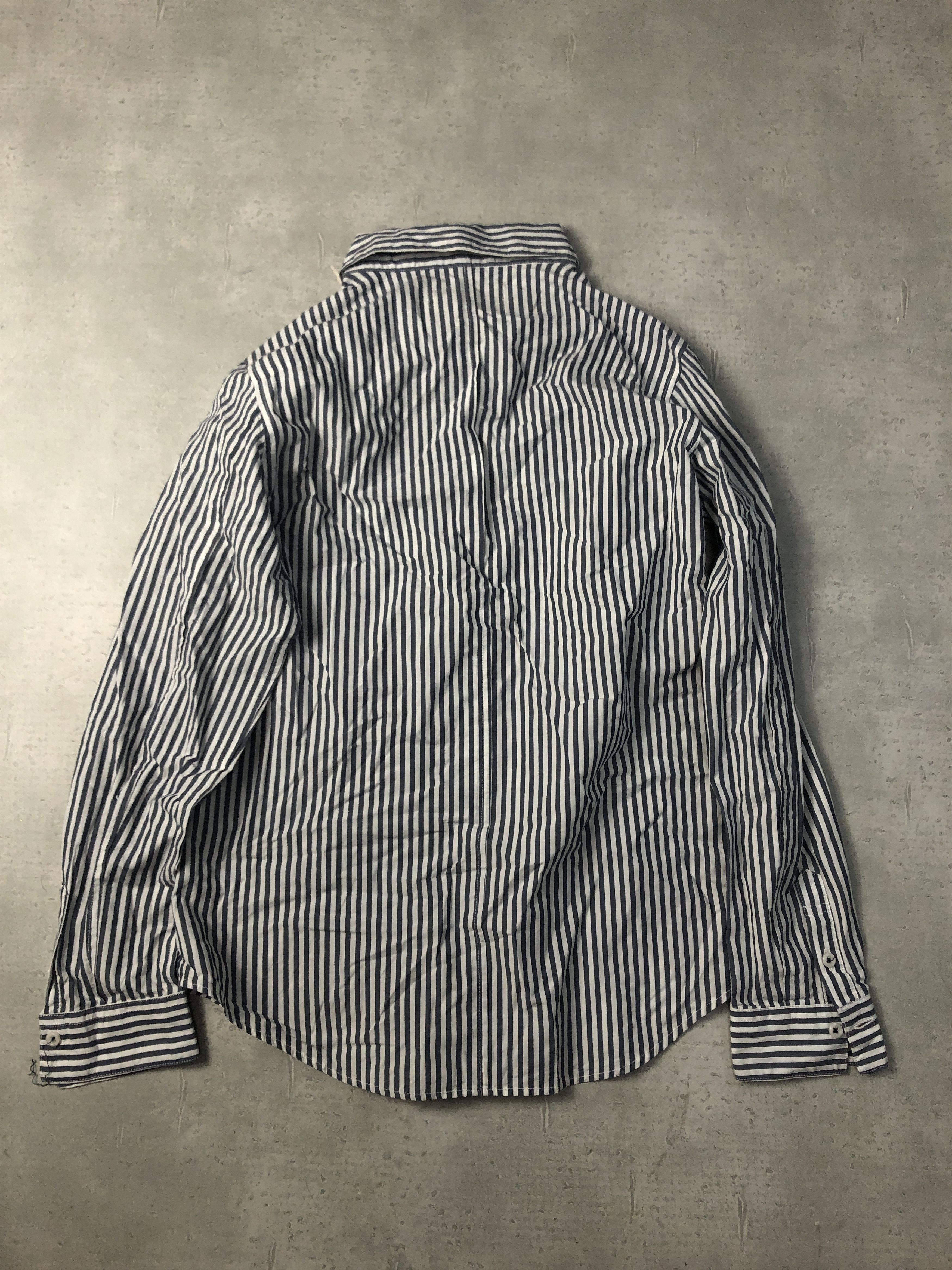 Japanese Brand Japanese Brand stripe shirt 15-5-47 80 Size ONE SIZE - 2 Thumbnail