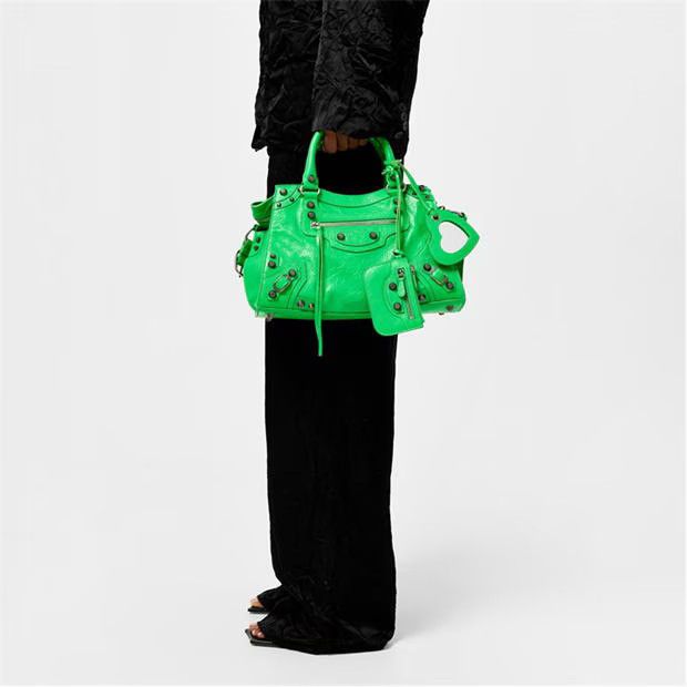 Balenciaga o1g2r1mq0924 Size: OS / Small Tote Bag in Green Size ONE SIZE - 4 Thumbnail