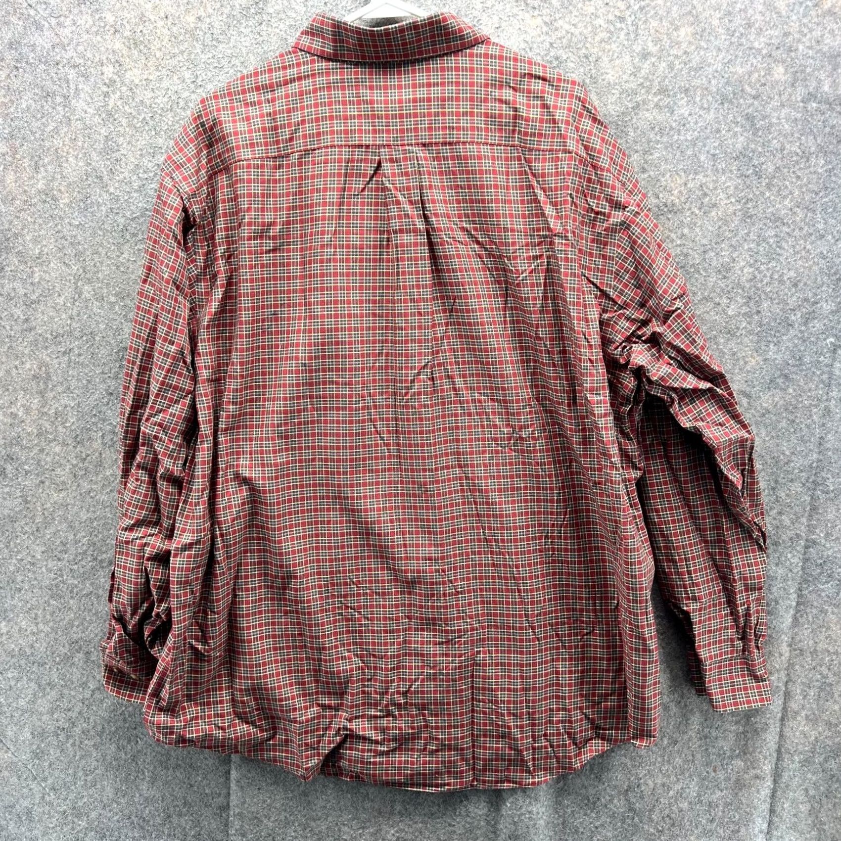 Brooks Brothers Brooks Brothers Vintage Plaid Shirt Mens XL Red Button Down Size XL Regular Fit Size US XL / EU 56 / 4 - 2 Thumbnail