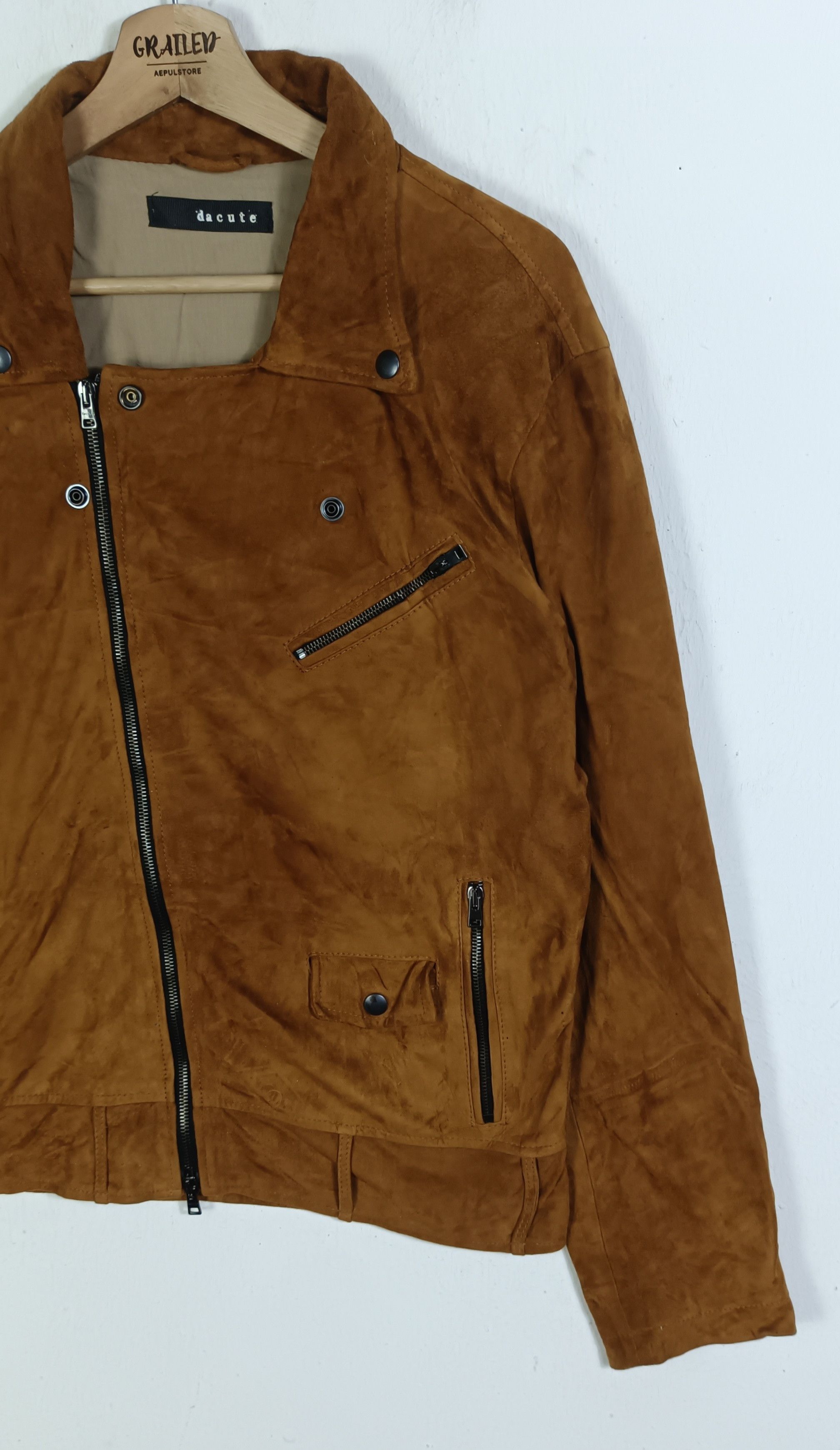 Dacute Dacute Riders Jacket Cordage Leather Men Jacket Size US M / EU 48-50 / 2 - 5 Thumbnail