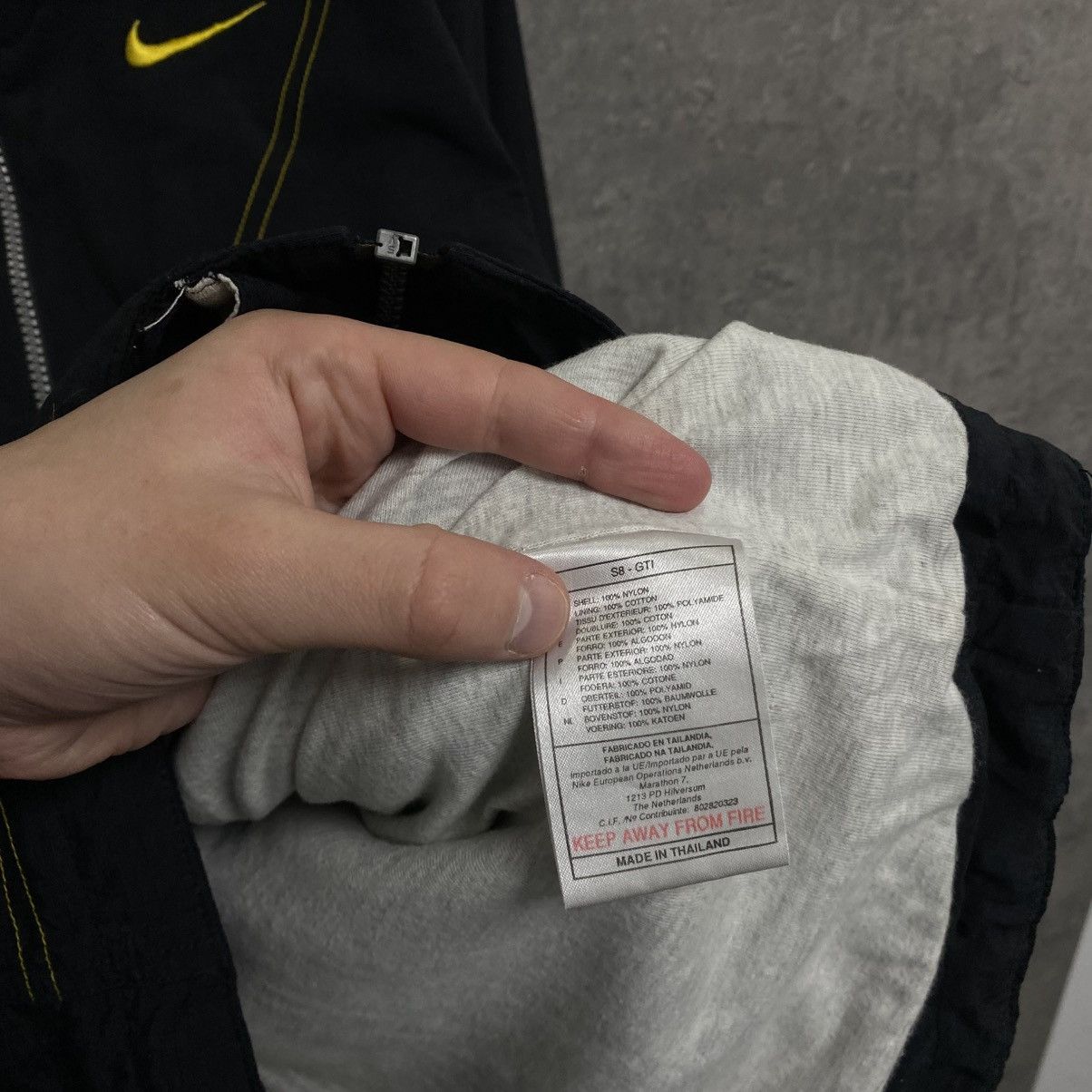 Nike Vintage Nike Track Jacket Striped Mini Swoosh 00s Y2K Size US S / EU 44-46 / 1 - 7 Thumbnail