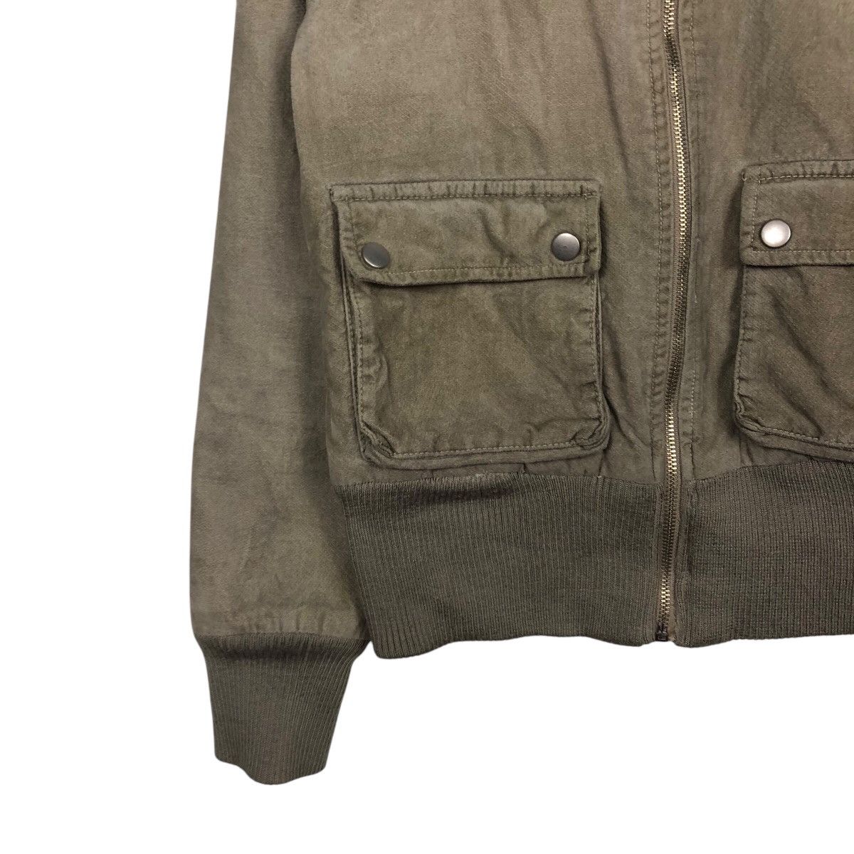 Japanese Brand 📌Vintage Cropped Biker Bomber Jacket Tactical Issey Miyake Size US M / EU 48-50 / 2 - 5 Thumbnail