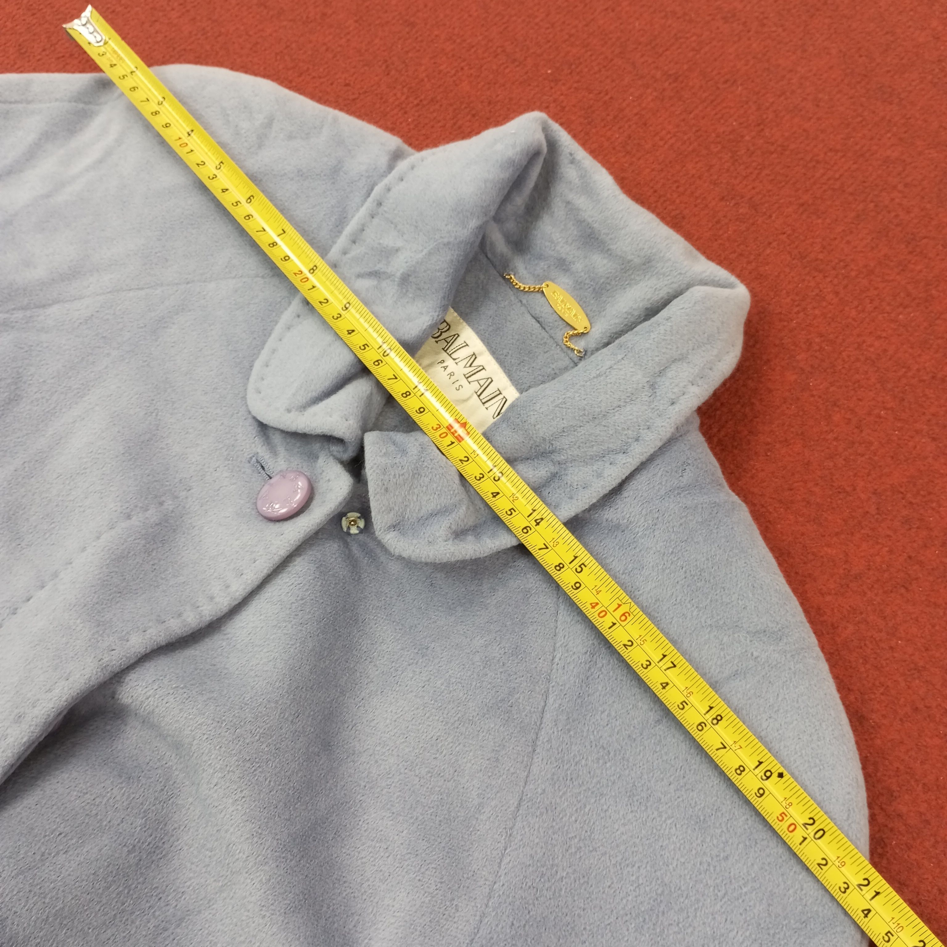 Balmain × Vintage Balmain Paris Fashion Winter Style Long Jacket c222n12 Size US M / EU 48-50 / 2 - 11 Thumbnail