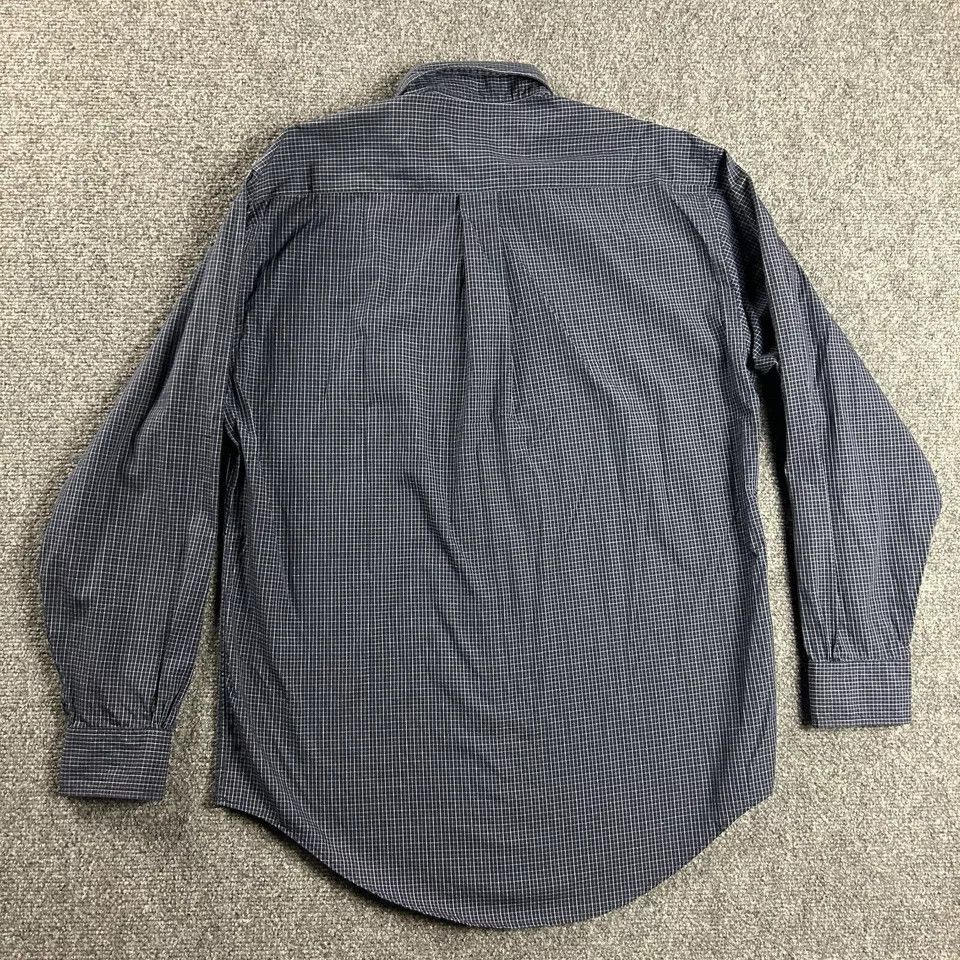 Other Brooks Sport Shirt Mens Small Blue Grid Check Cotton Size US S / EU 44-46 / 1 - 3 Thumbnail