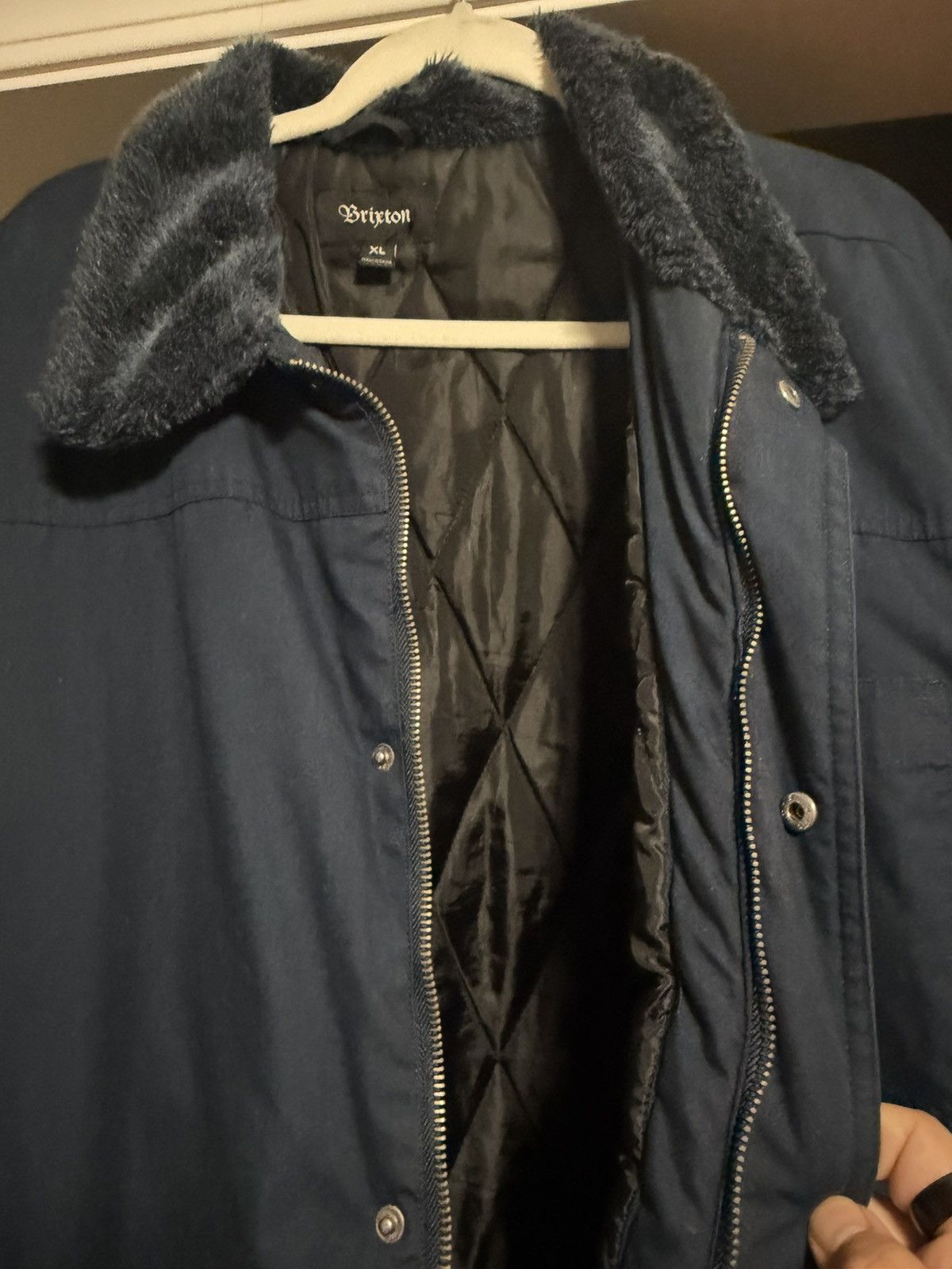Brixton Vintage Navy Blue Brixton Chore Jacket Size US XL / EU 56 / 4 - 9 Thumbnail