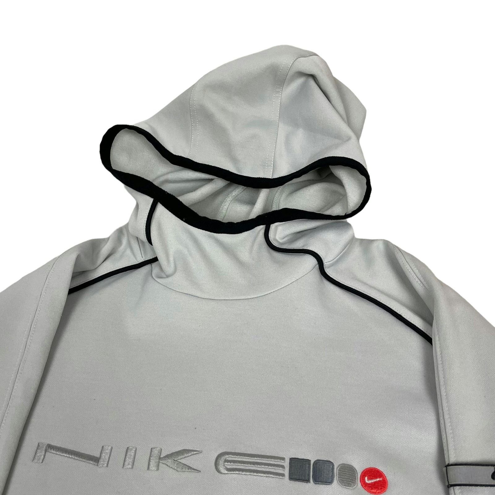 Nike × Vintage Nike Adults Gray Long Sleeve Embroidered Pullover Hoodie M Size US M / EU 48-50 / 2 - 4 Thumbnail