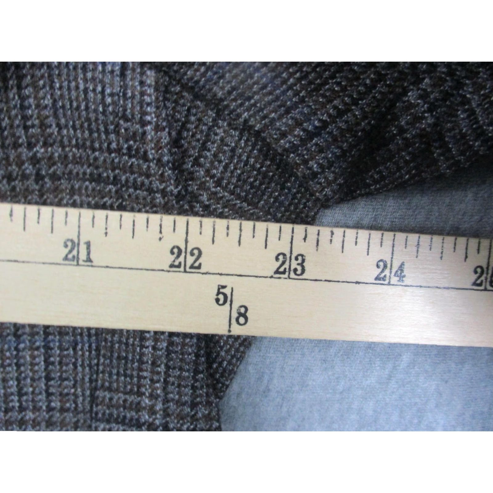 Ralph Lauren VINTAGE Lauren Ralph Lauren Jacket Mens 42S Brown Wool Glen Plaid Blazer Sport Coat Size 42R - 4 Thumbnail