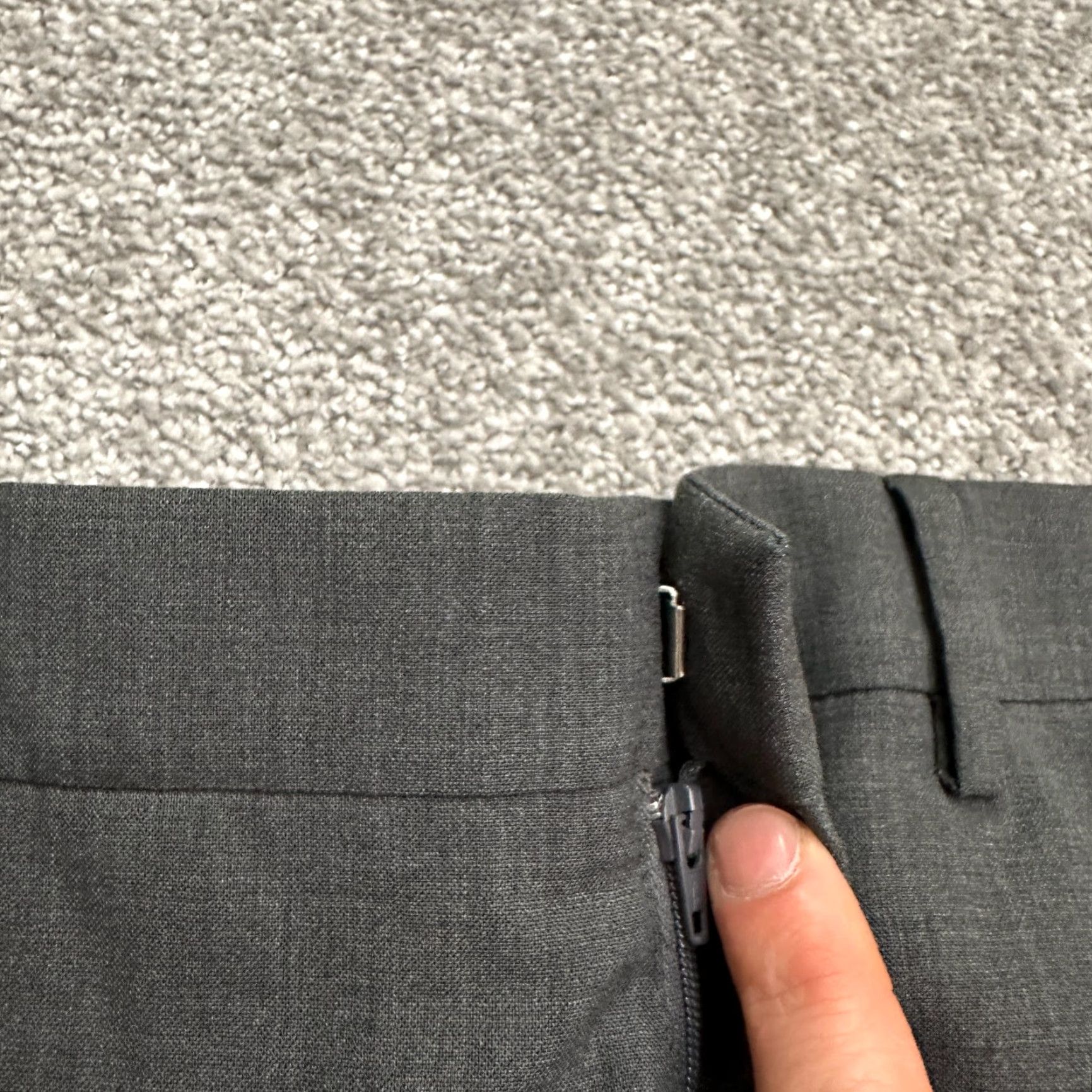 Bonobos Bonobos Dress Pants Men’s 36x29 Gray Athletic Straight Workwear Wool Spandex Mid Rise Slim Fit Warm Modern Casual/Formal Trousers Size 36R - 4 Thumbnail