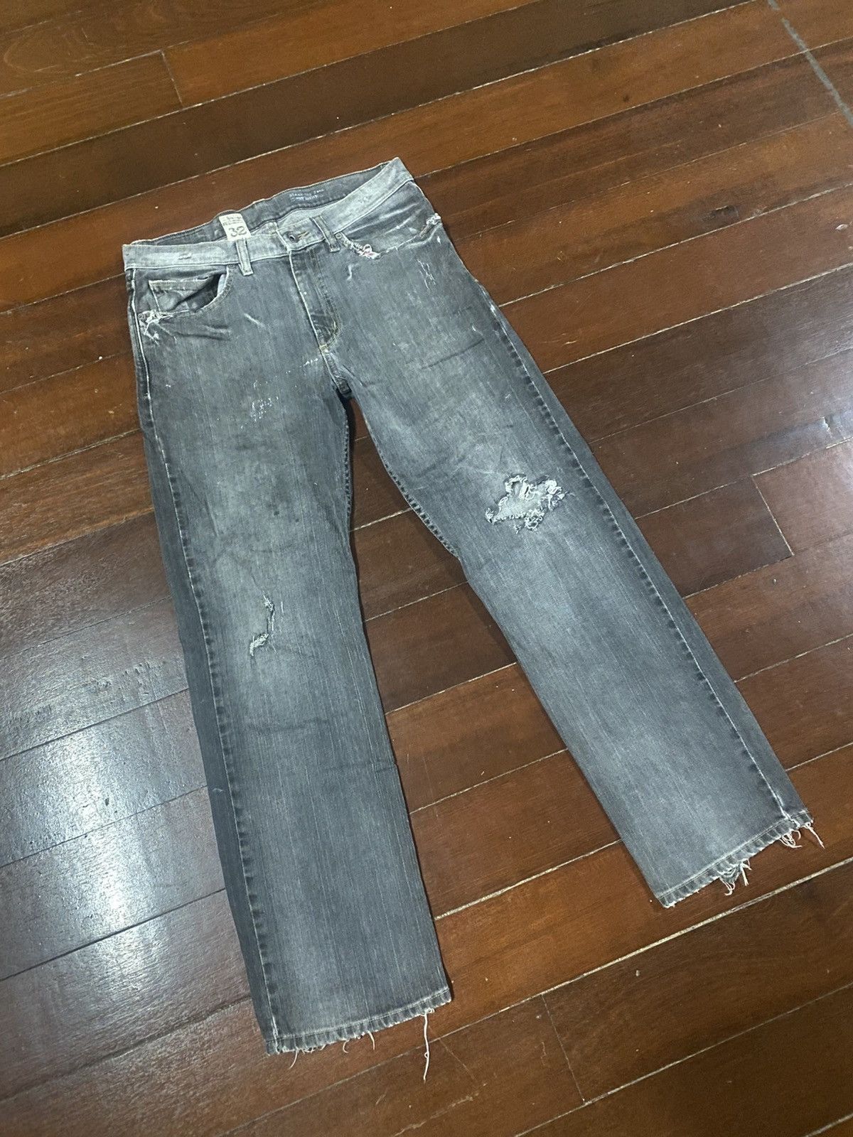 Volcom Vintage Volcom Stone Boardwear Denim Jeans distressed ripped Size US 35 - 2 Thumbnail