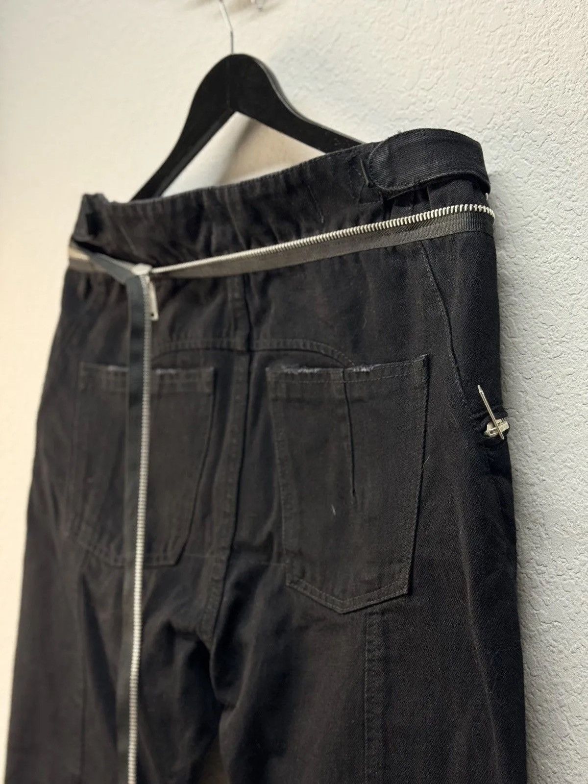Ben Taverniti Unravel Project BEN TAVERNITI UNRAVEL PROJECT VINTAGE RICK OWENS MOTTO Size US 33 - 23 Thumbnail