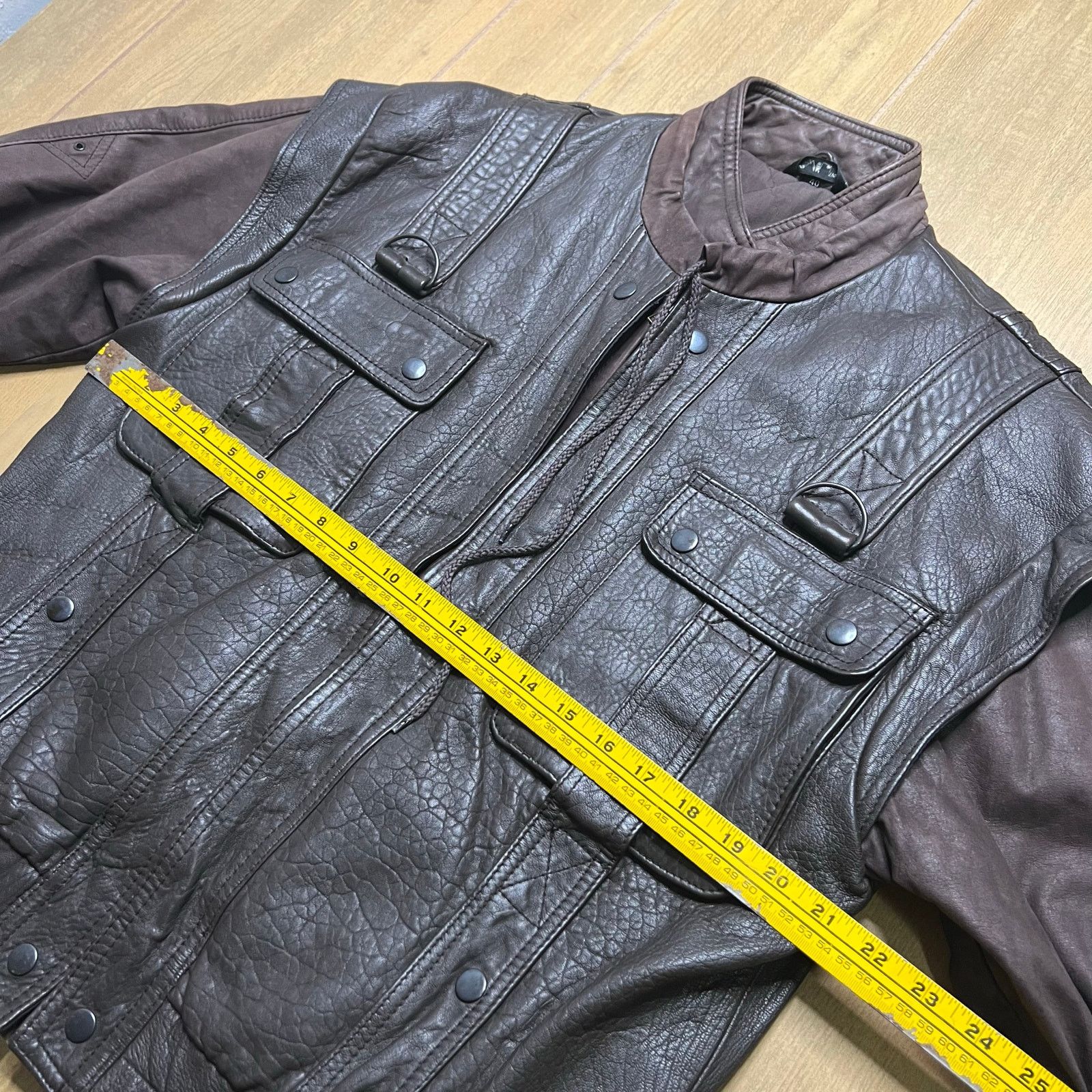 Elliott Vintage Elliot Kastle Leather Jacket Brown Aviator Bomber 40 Size US M / EU 48-50 / 2 - 7 Thumbnail