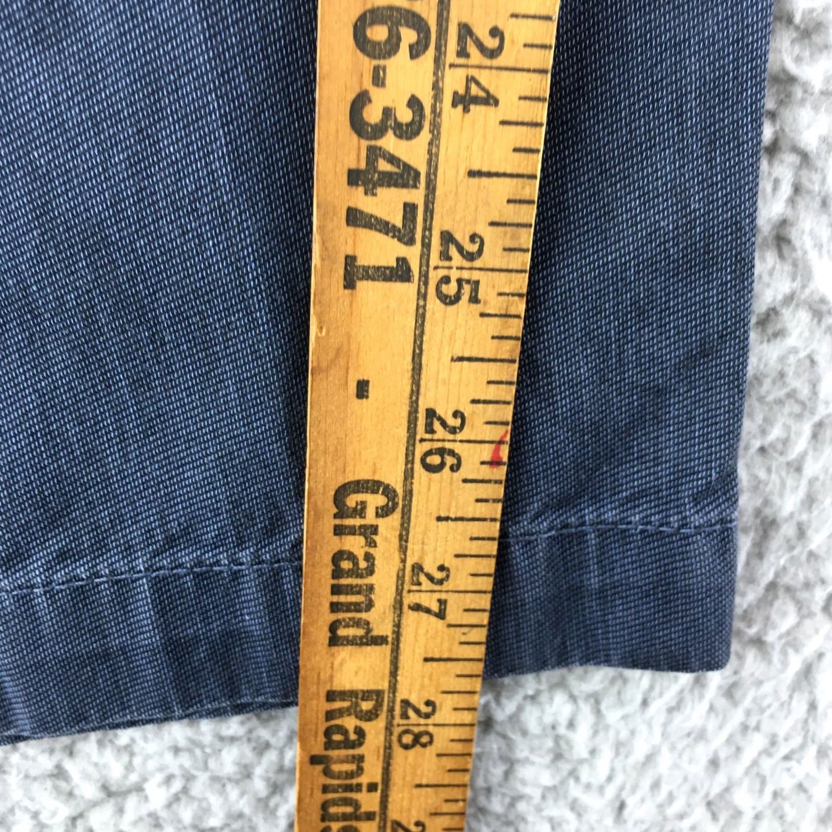 Calvin Klein Calvin Klein Straight Leg Pants Mens 40x30 Blue Flat Front Mid Rise Zip Fly Regular Fit Straight Leg Color Blue Men’s Pants Size 27" / US 4 / IT 40 - 7 Thumbnail