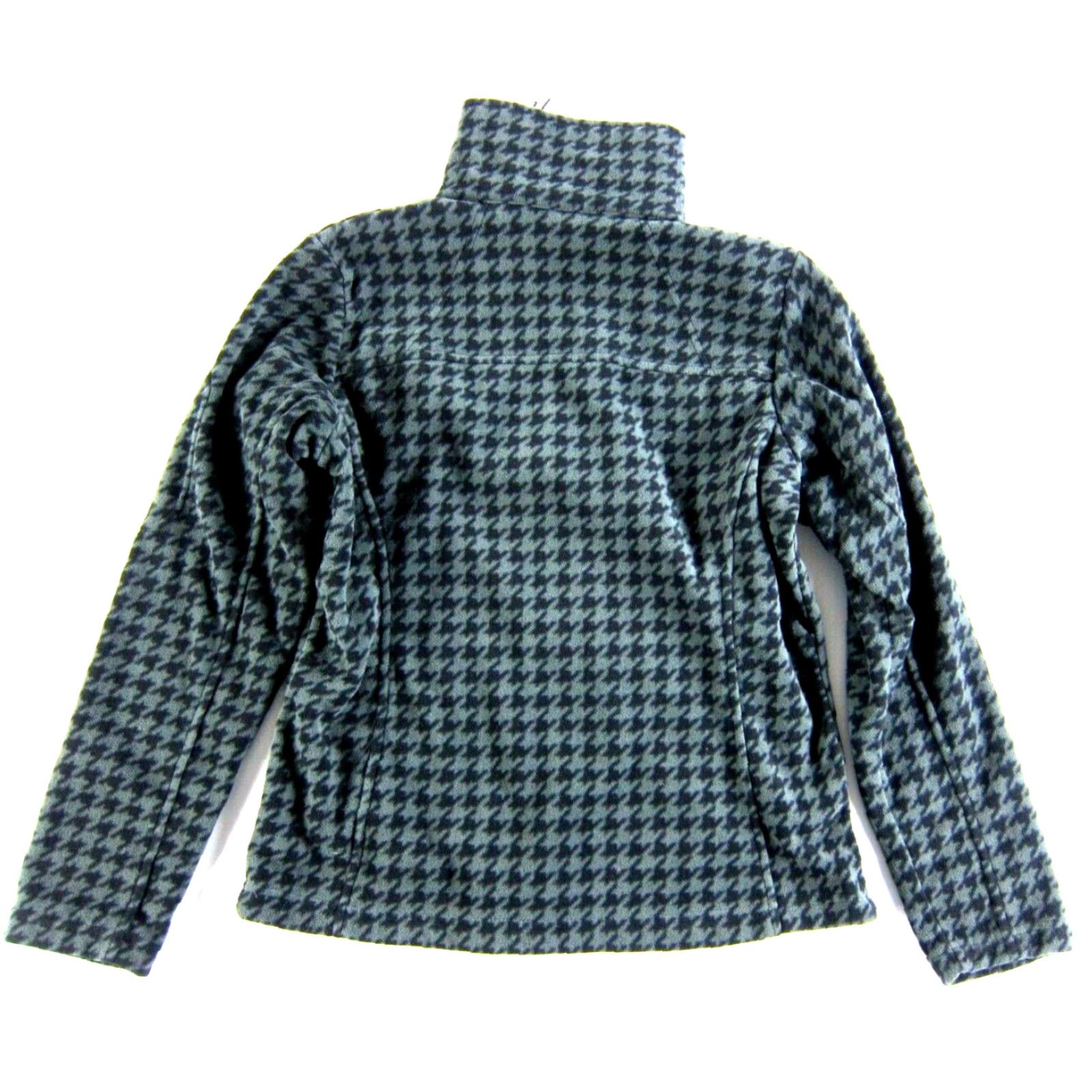Vintage Columbia Jacket Women M Windbreaker Full Zip Fleece Plaid Gray White? Size M / US 6-8 / IT 42-44 - 2 Thumbnail
