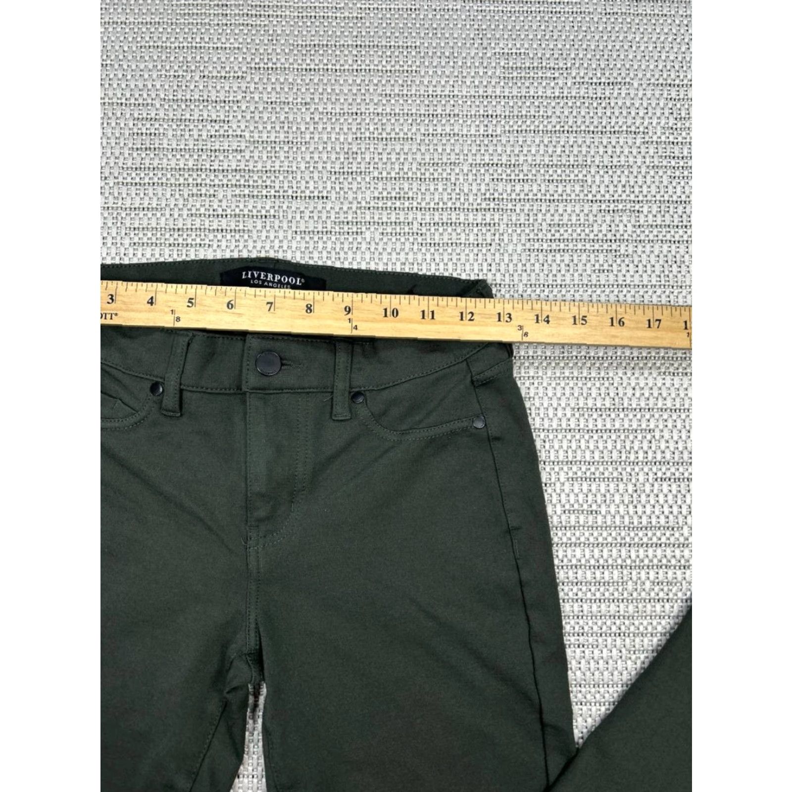 Vintage Liverpool Jeans Jeans Womens 2 Green Skinny Womens Size 26" / US 2 / IT 38 - 5 Thumbnail
