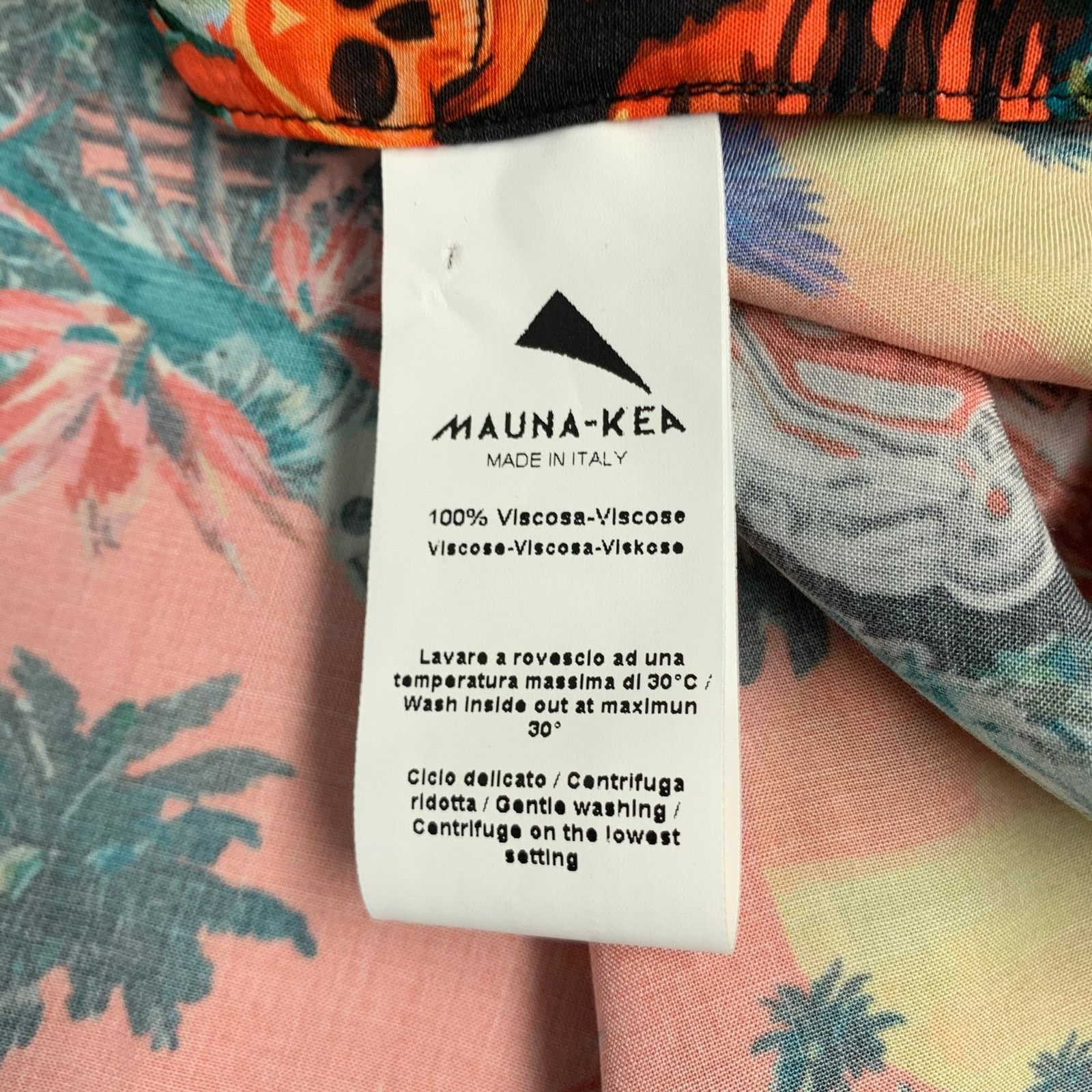 Other MAUNA KEA Orange Color Hawaiian Viscose Short Sleeve Shirt Size US S / EU 44-46 / 1 - 8 Thumbnail