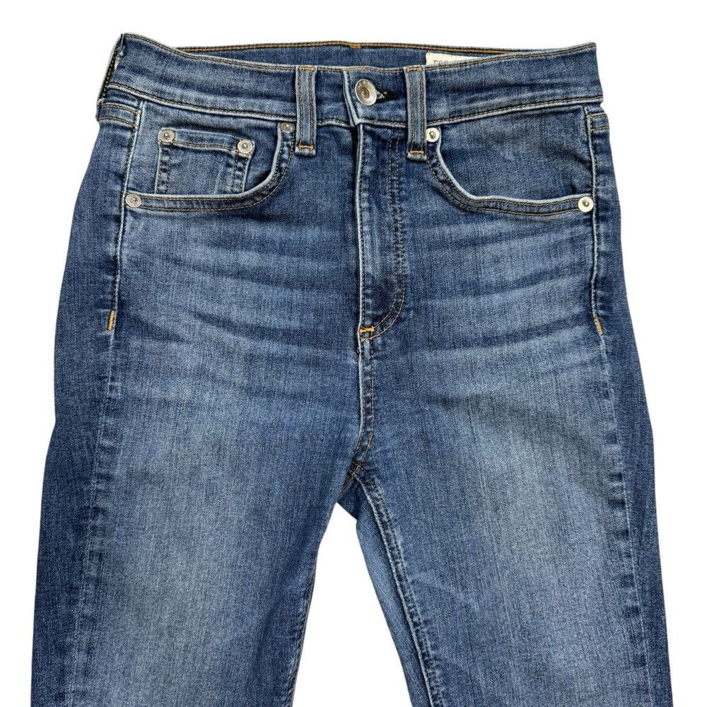 Rag & Bone rag & bone High-Rise Ankle Skinny Jeans in Clean Lily Dale Size 25" / US 0 / IT 36 - 9 Thumbnail