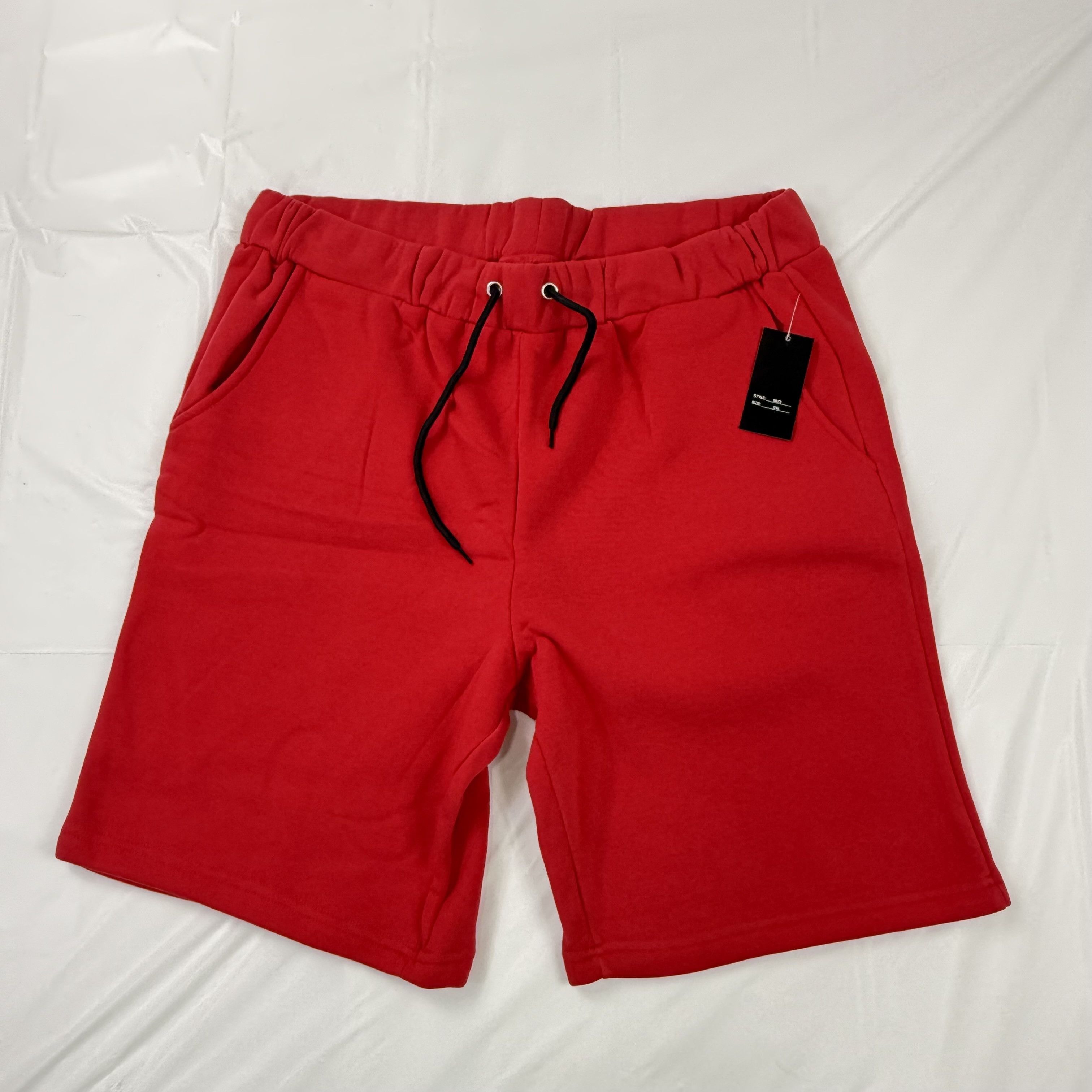 Other Arthur Beale Mens Red Sweat Shorts Elastic Drawstring 2XL Size US 36 / EU 52 - 1 Thumbnail