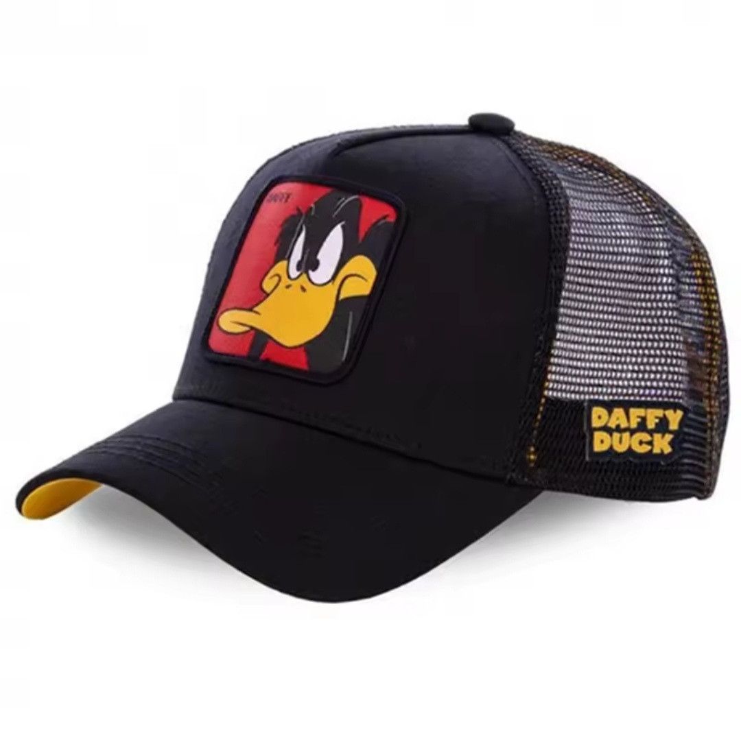 Warner Bros Custom Black Daffy Duck Trucker Hat by LOTUS Size ONE SIZE - 1 Preview