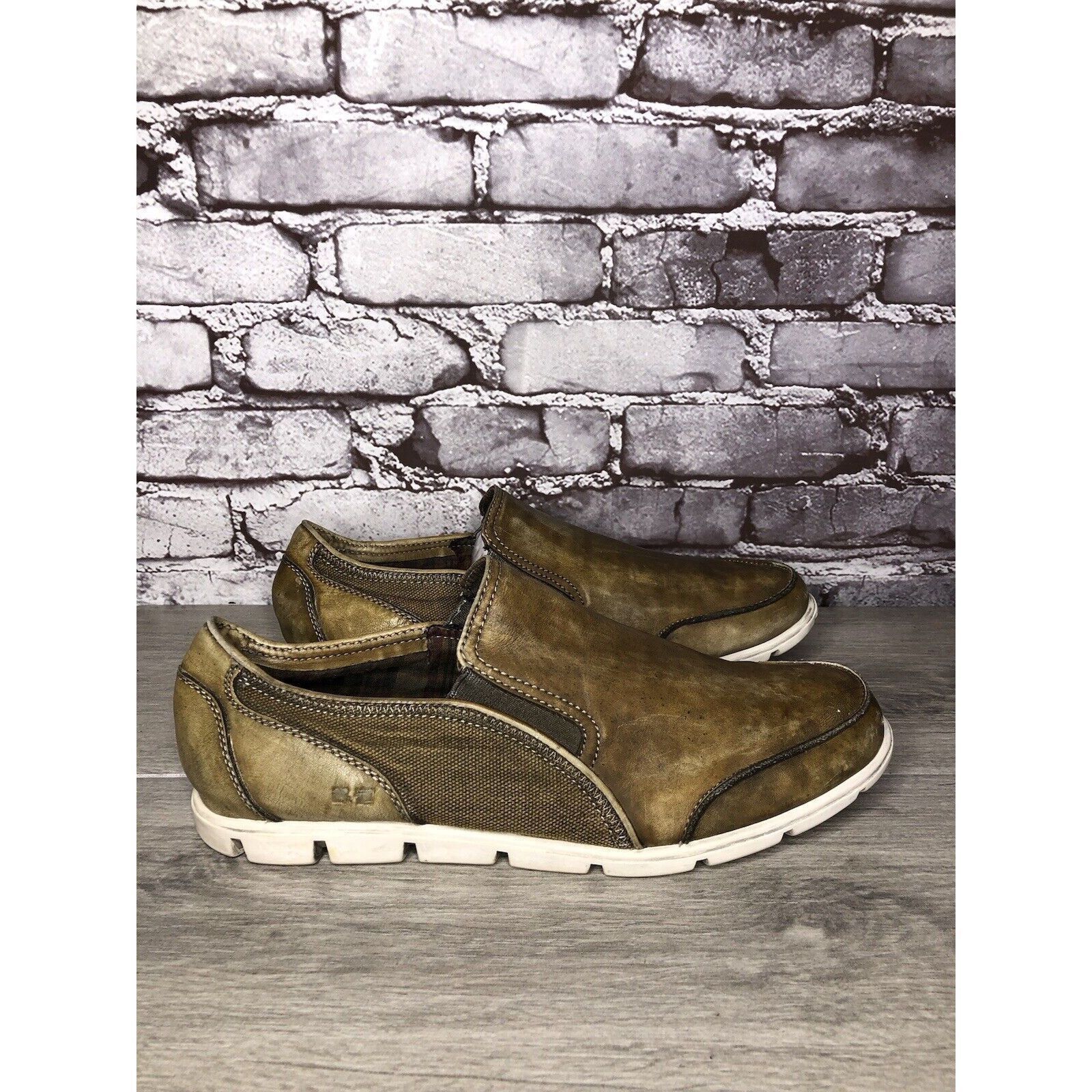 Bed Stu Bed Stu Coaster Brown Leather Slip On Loafers Casual Shoes M Size US 10 / EU 43 - 12 Thumbnail