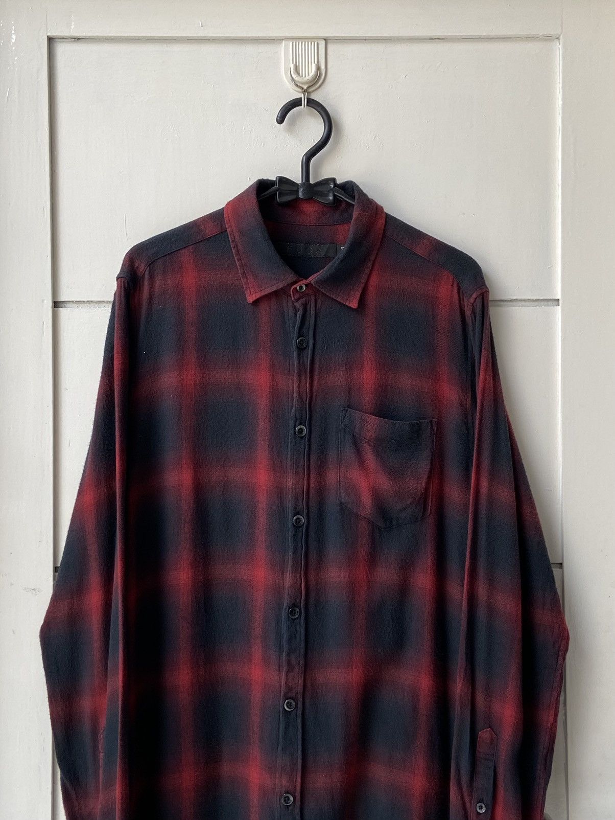GOSTAR DE FUGA × If Six Was Nine × Japanese Brand FUGA Plaid Flanel Shirt Size US S / EU 44-46 / 1 - 2 Thumbnail