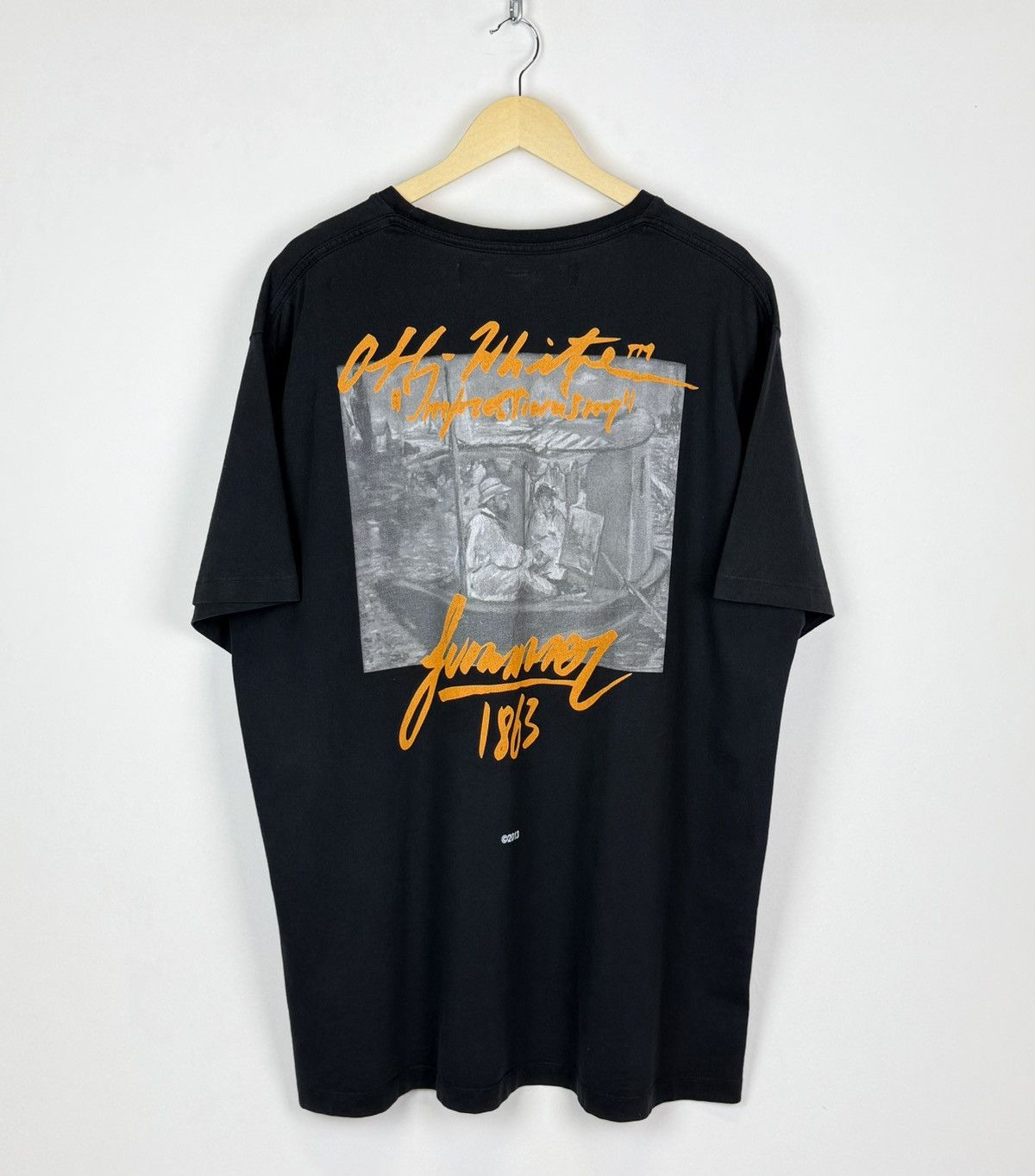 Off-White Off-White Impressionism Virgil Abloh Main Label 2013 T-shirt Size US L / EU 52-54 / 3 - 6 Thumbnail