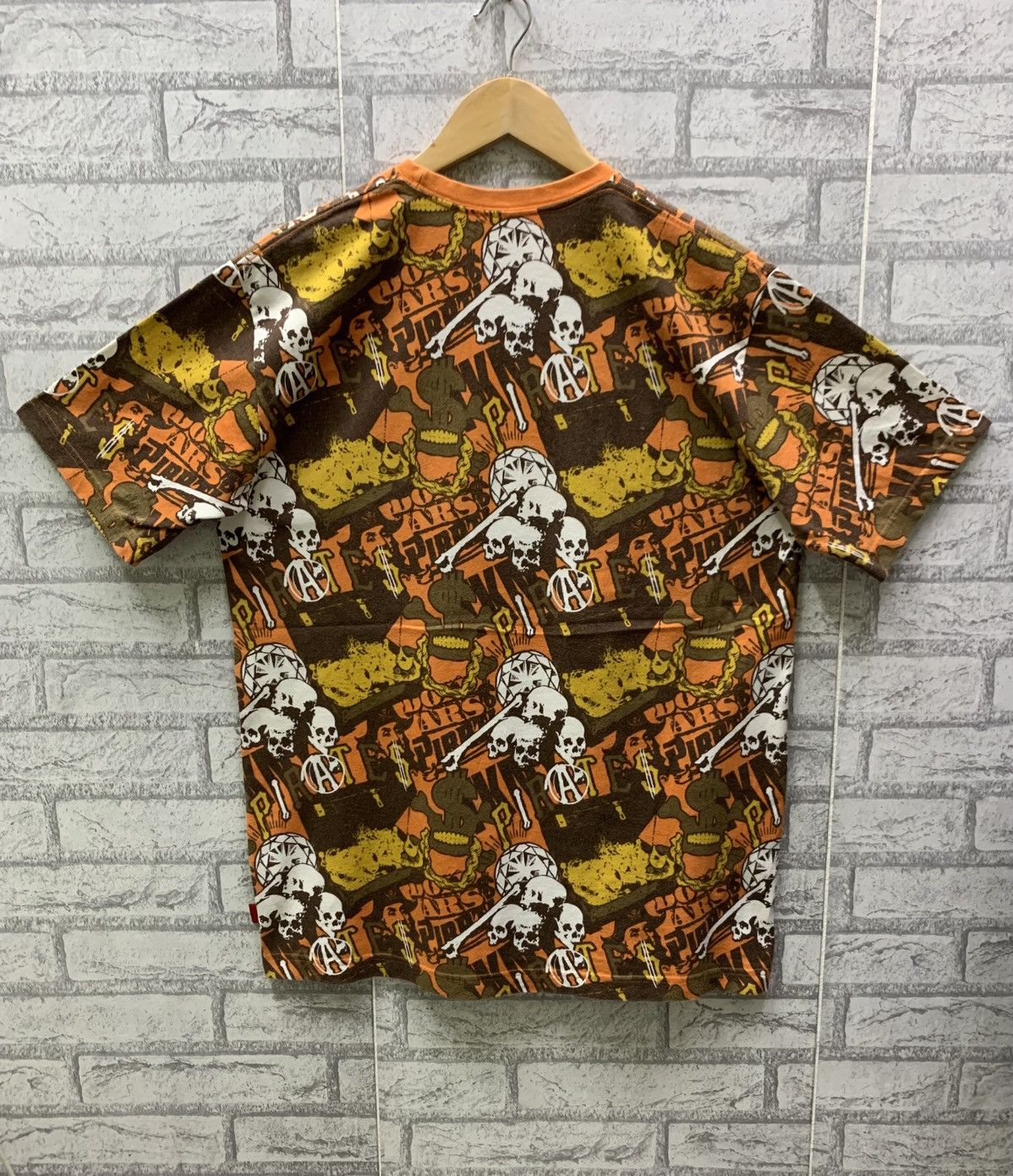 Swagger Vintage Swagger 2007 Alloverprint Design Skull Pirates Size US L / EU 52-54 / 3 - 2 Thumbnail