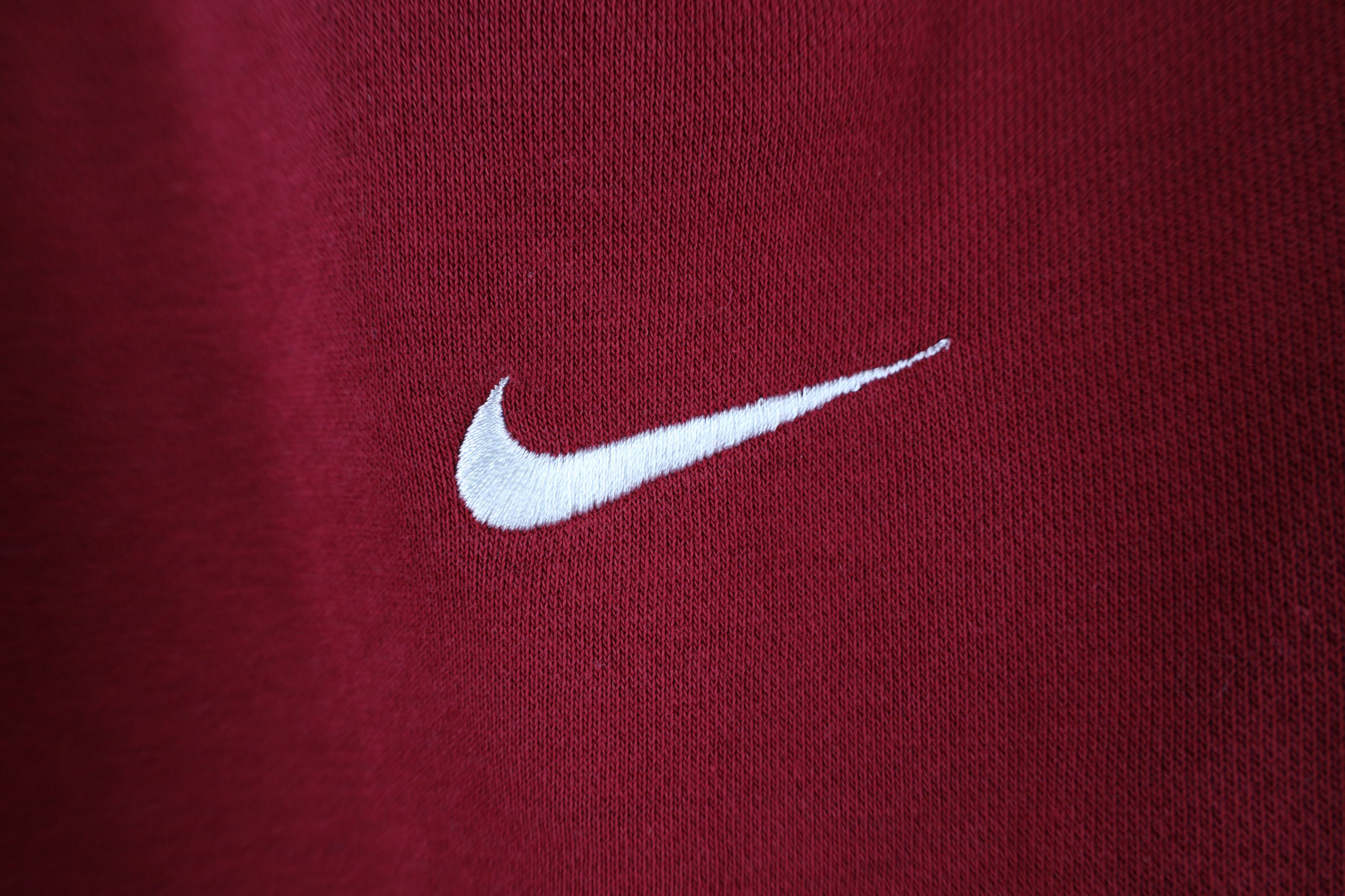 Nike × Vintage Vintage Nike Center Swoosh Boxy Oversized Cropped Sweatshirt Size S / US 4 / IT 40 - 4 Thumbnail